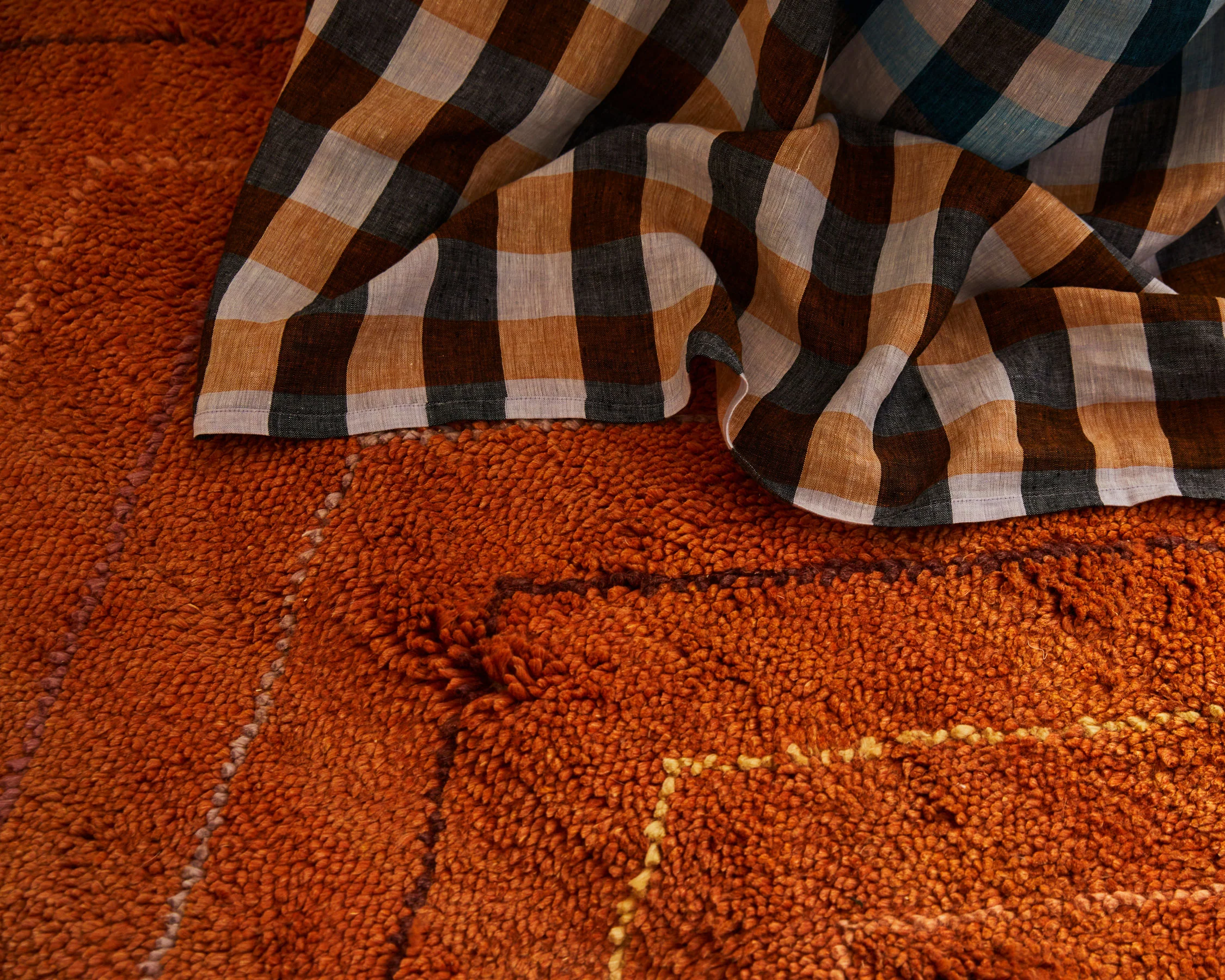 Autumn Maple Felted Wool Rug - Image 4