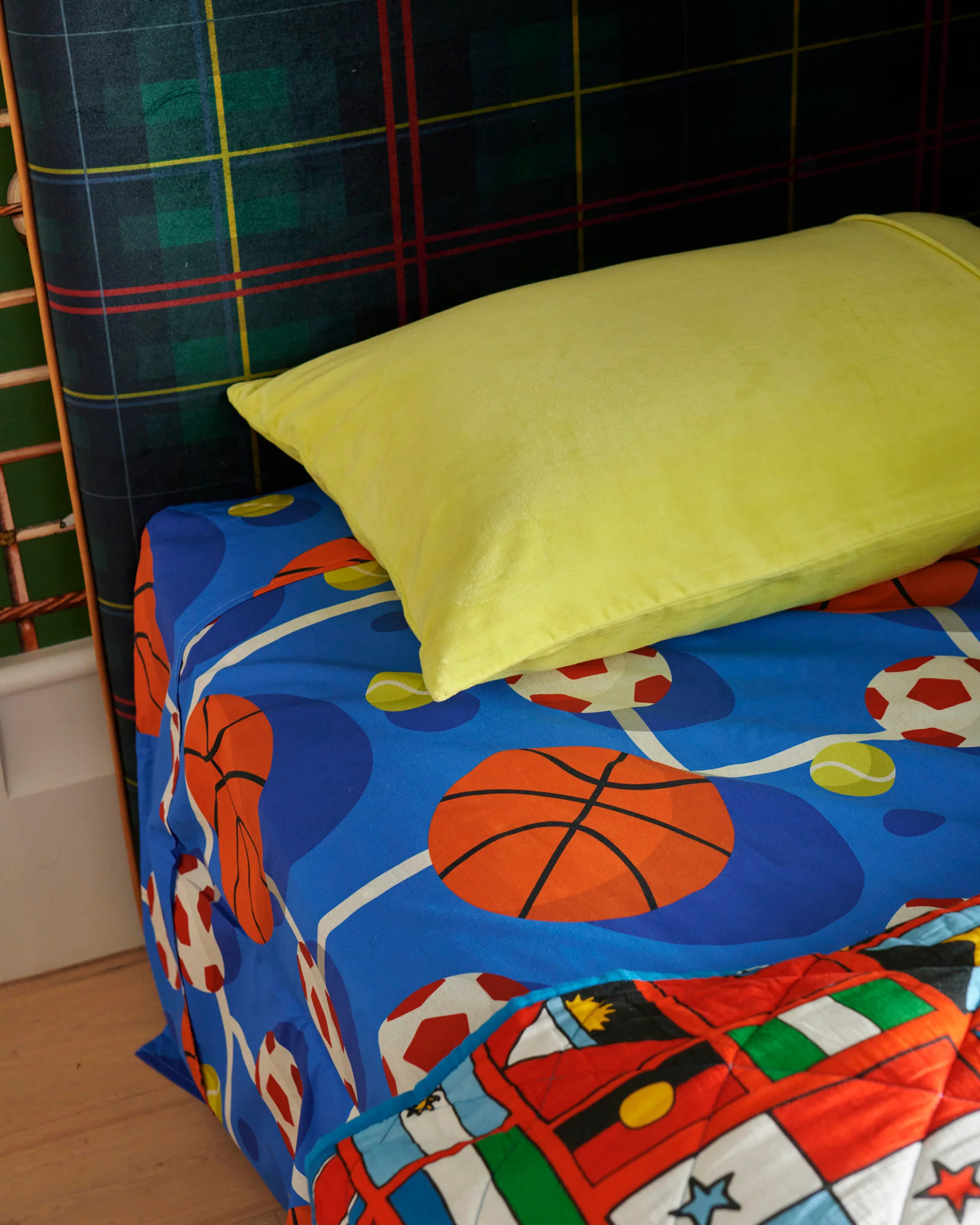 Balls Up Organic Cotton Fitted Sheet - Image 3