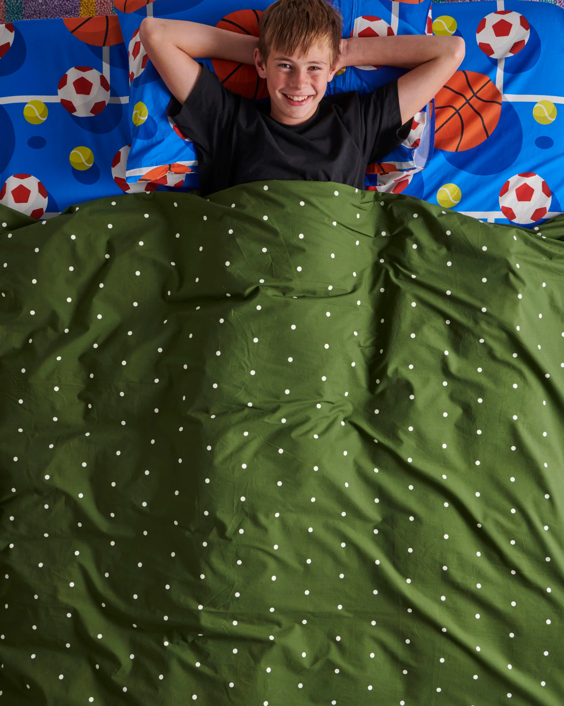 Balls Up Organic Cotton Fitted Sheet - Image 5