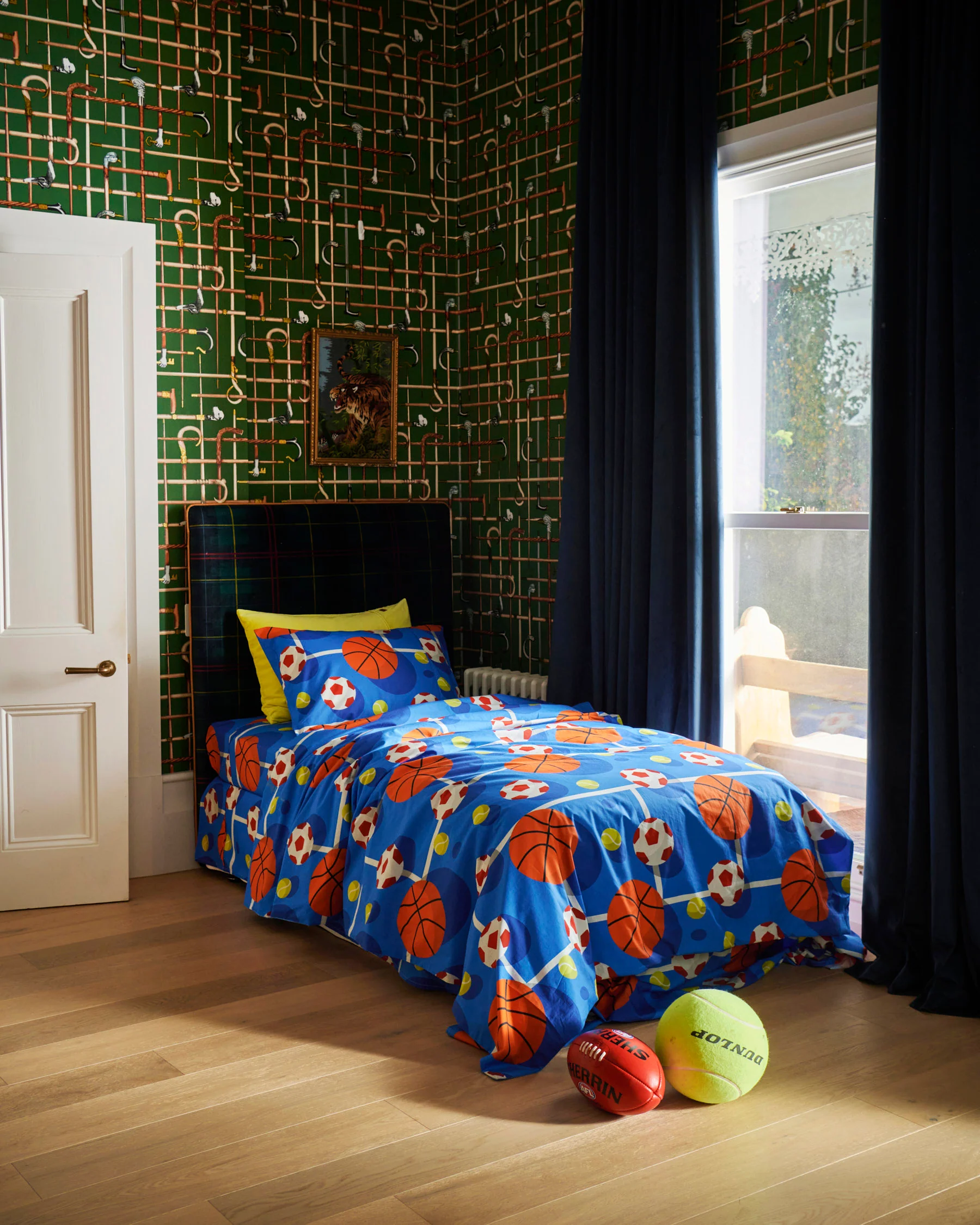 Balls Up Organic Cotton Quilt Cover (US) - Image 2