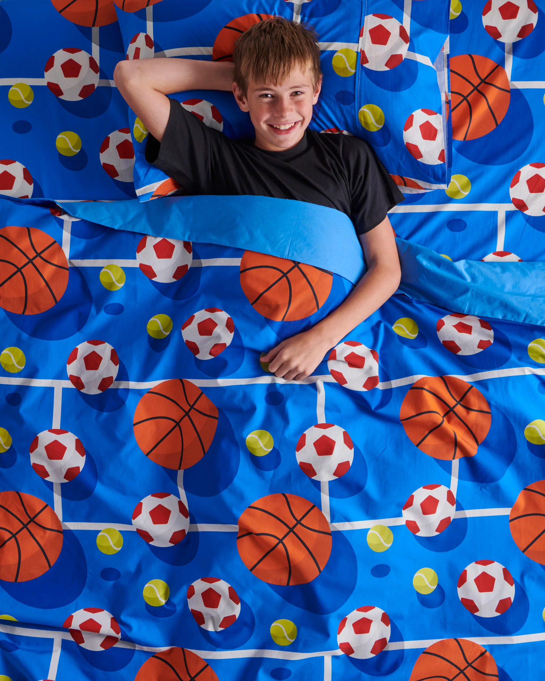 Balls Up Organic Cotton Quilt Cover (US) - Image 6