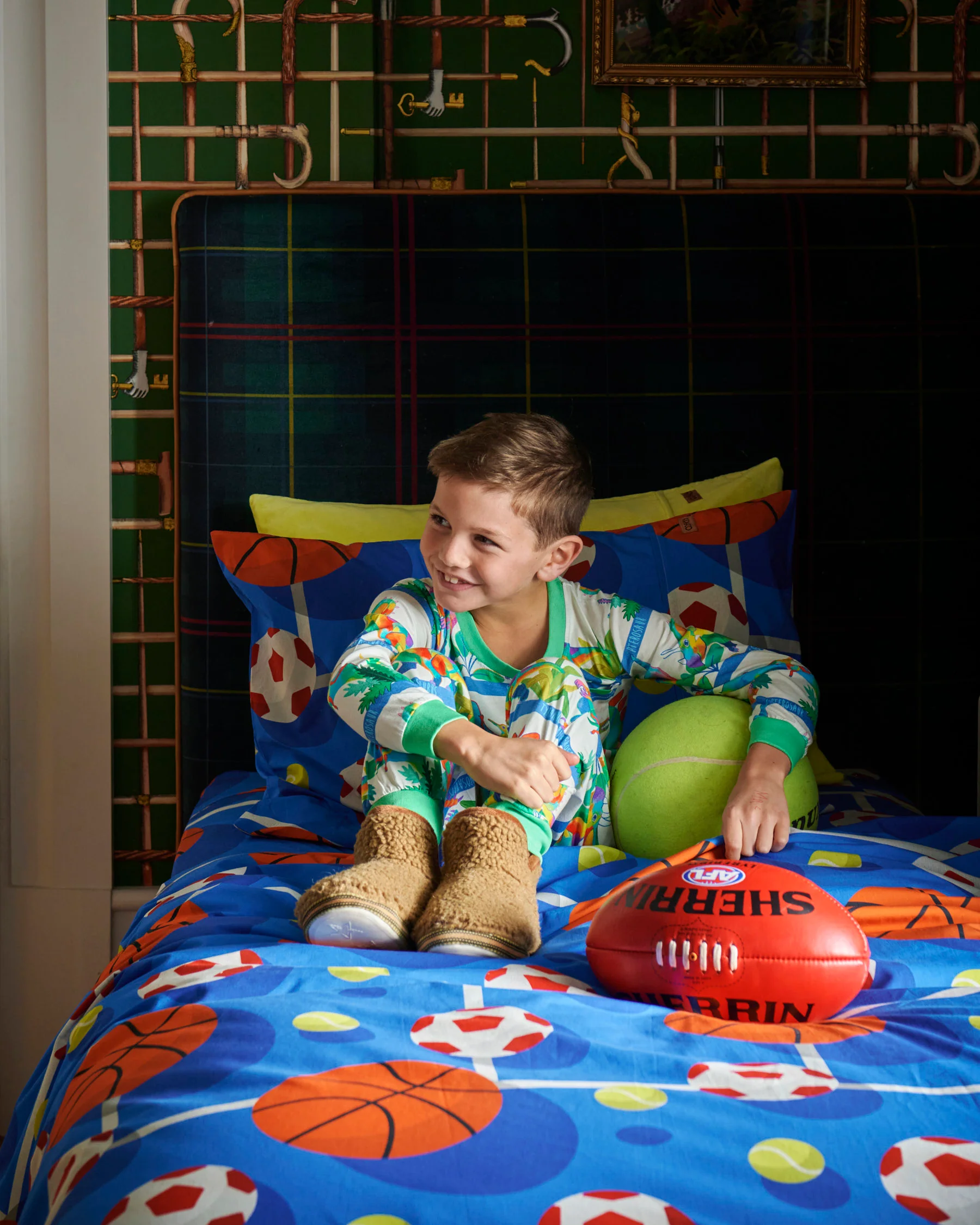 Balls Up Organic Cotton Quilt Cover (US) - Image 7