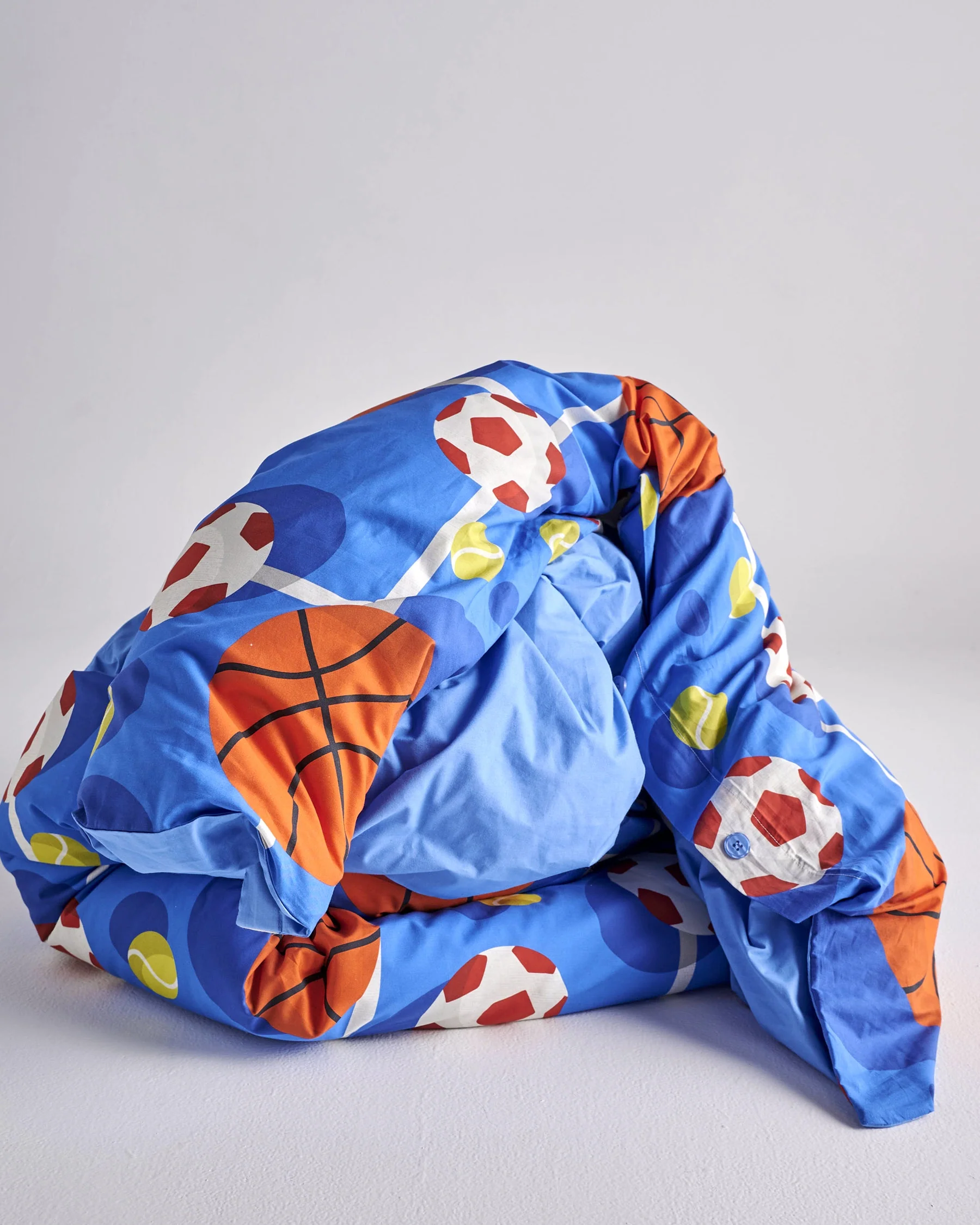 Balls Up Organic Cotton Quilt Cover (US) - Image 8