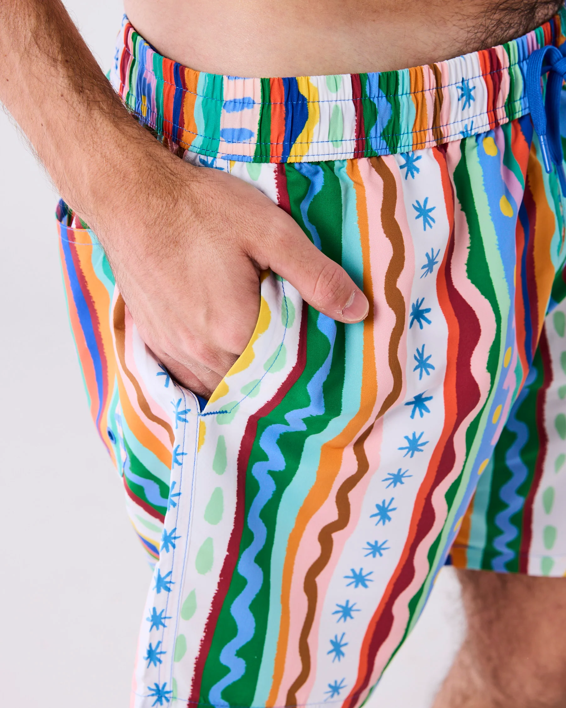 Beach Patterns Men's Boardies - Image 4