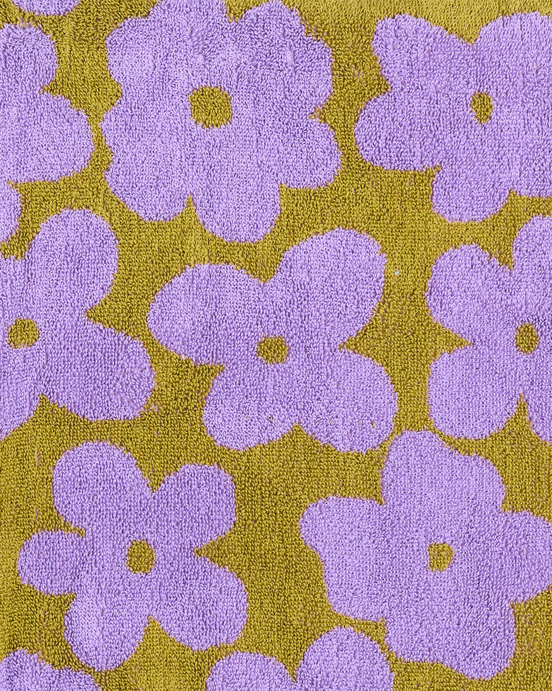Big Flower Terry Hand Towel - Image 3