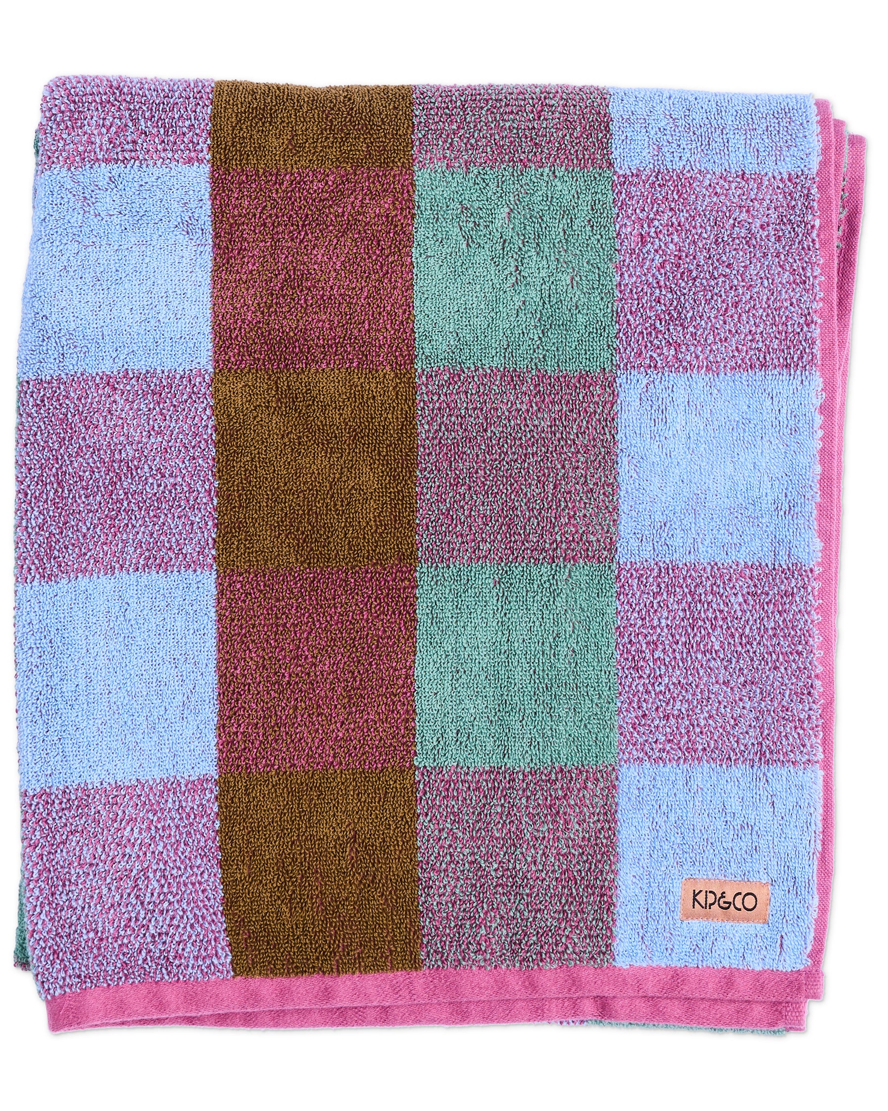 Bondi Tartan Terry Bath Towel