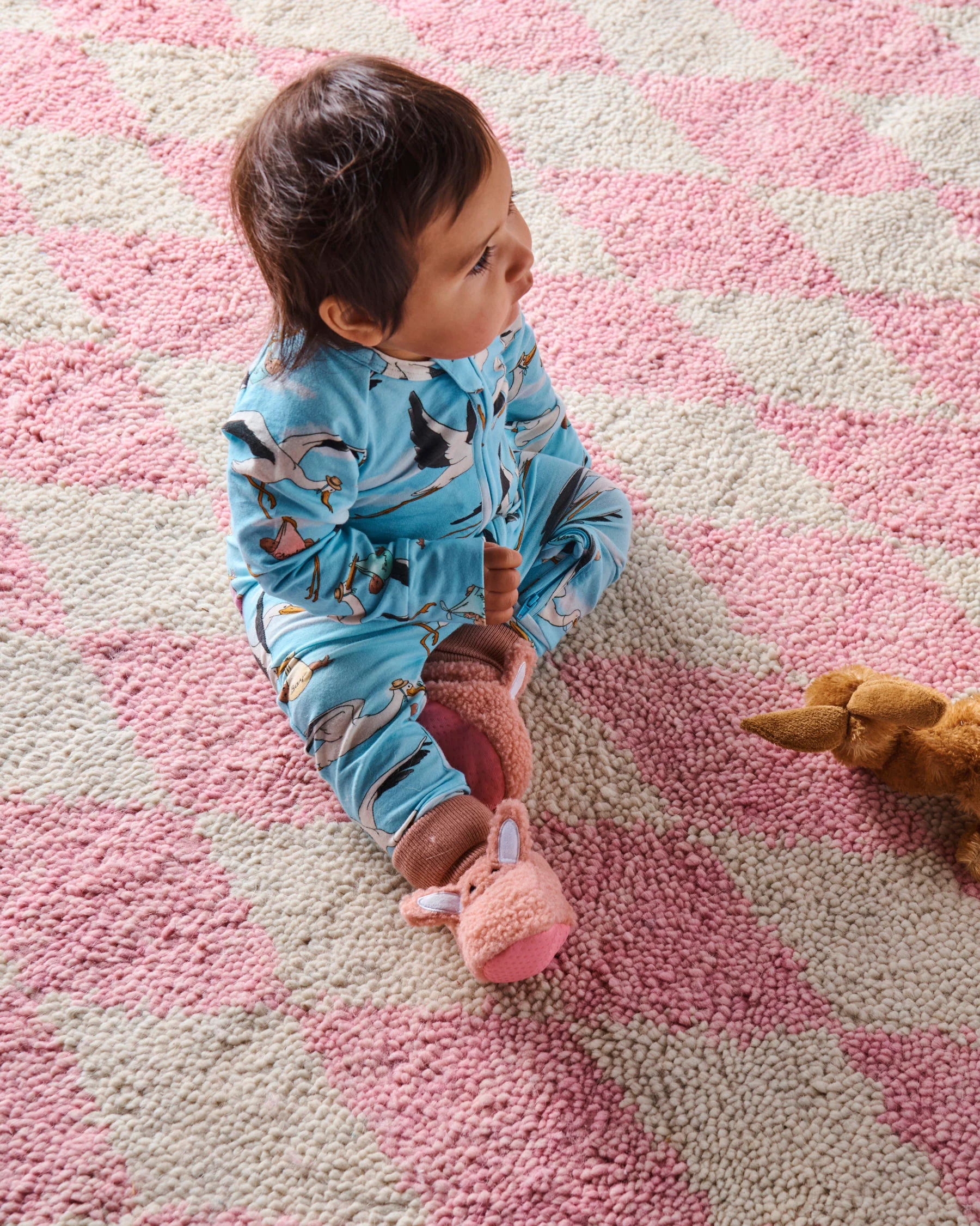 Bunny Pink Baby Booties - Image 4