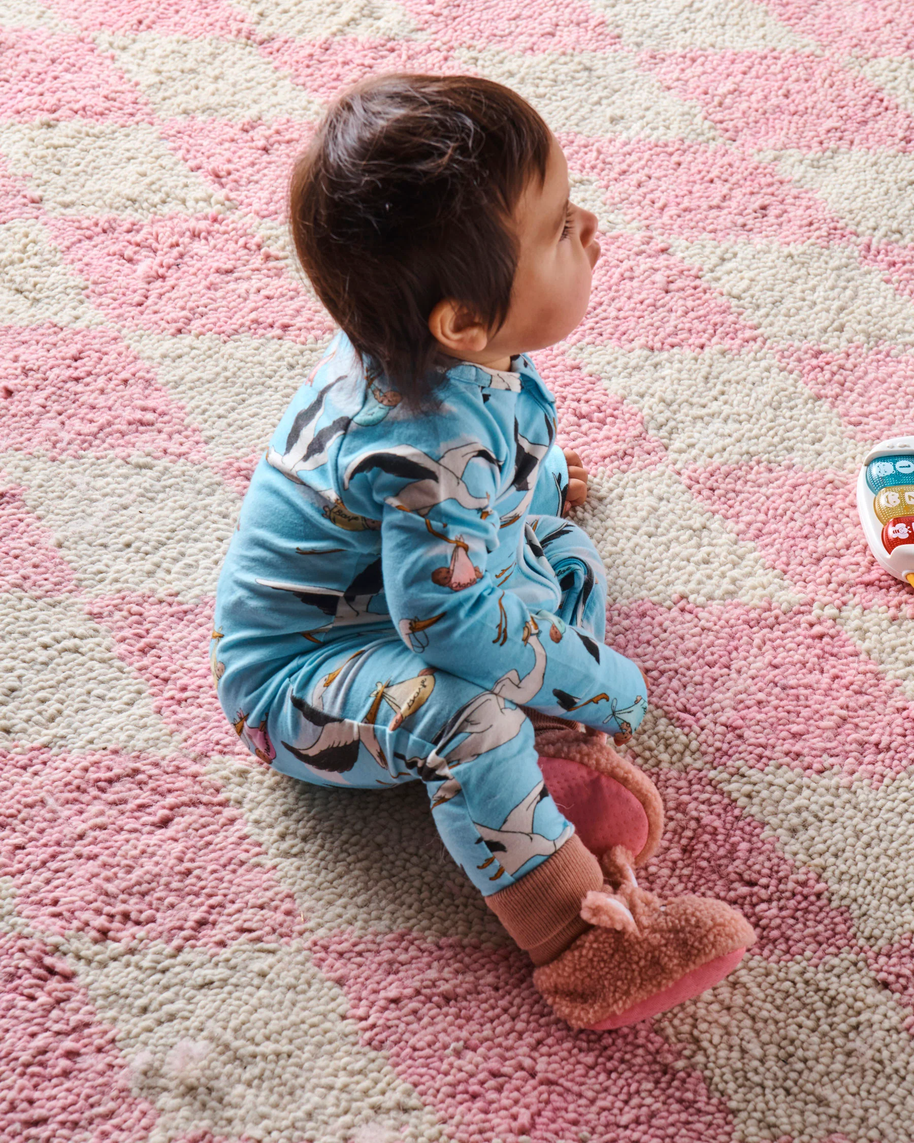 Bunny Pink Baby Booties - Image 5