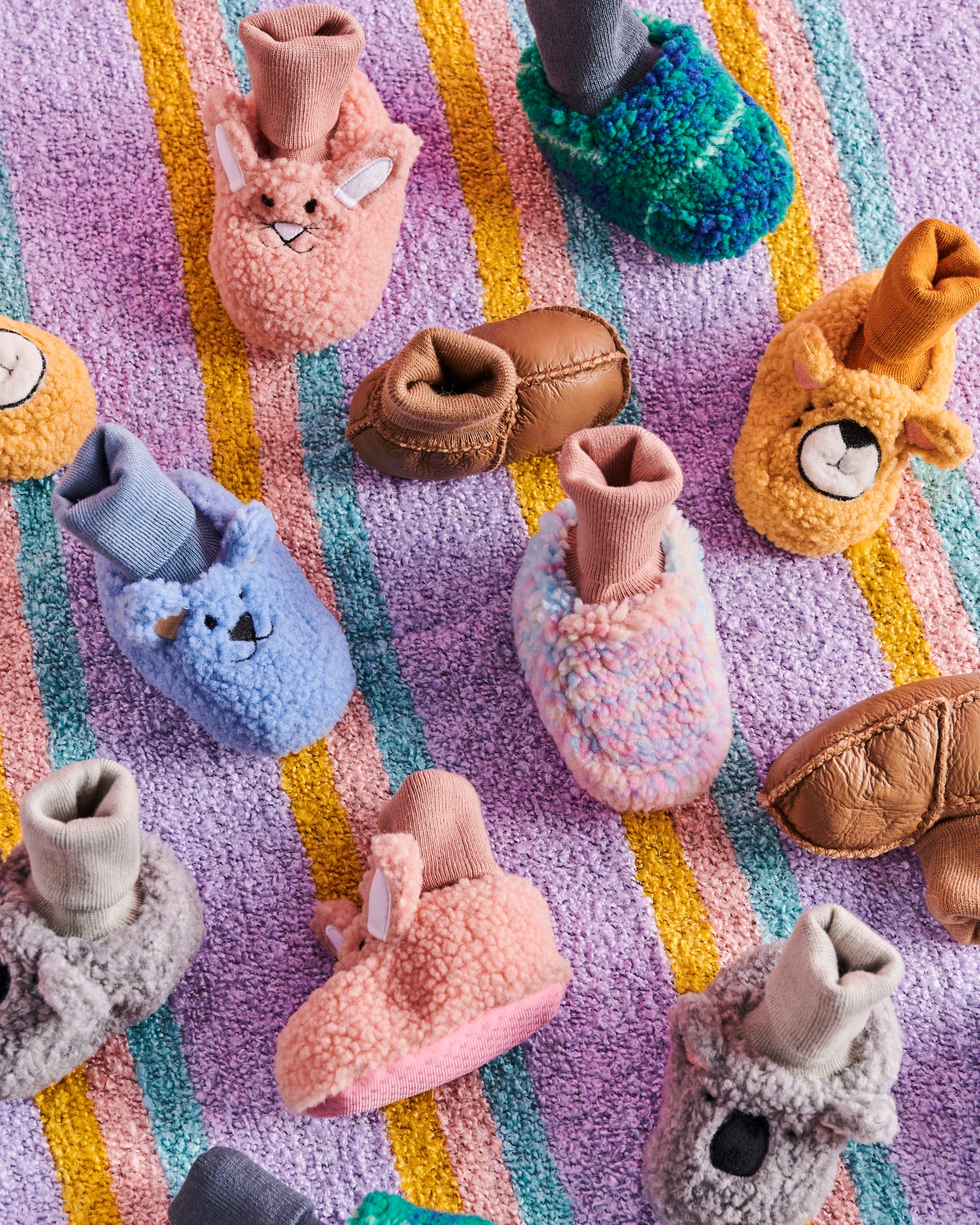 Bunny Pink Baby Booties - Image 6