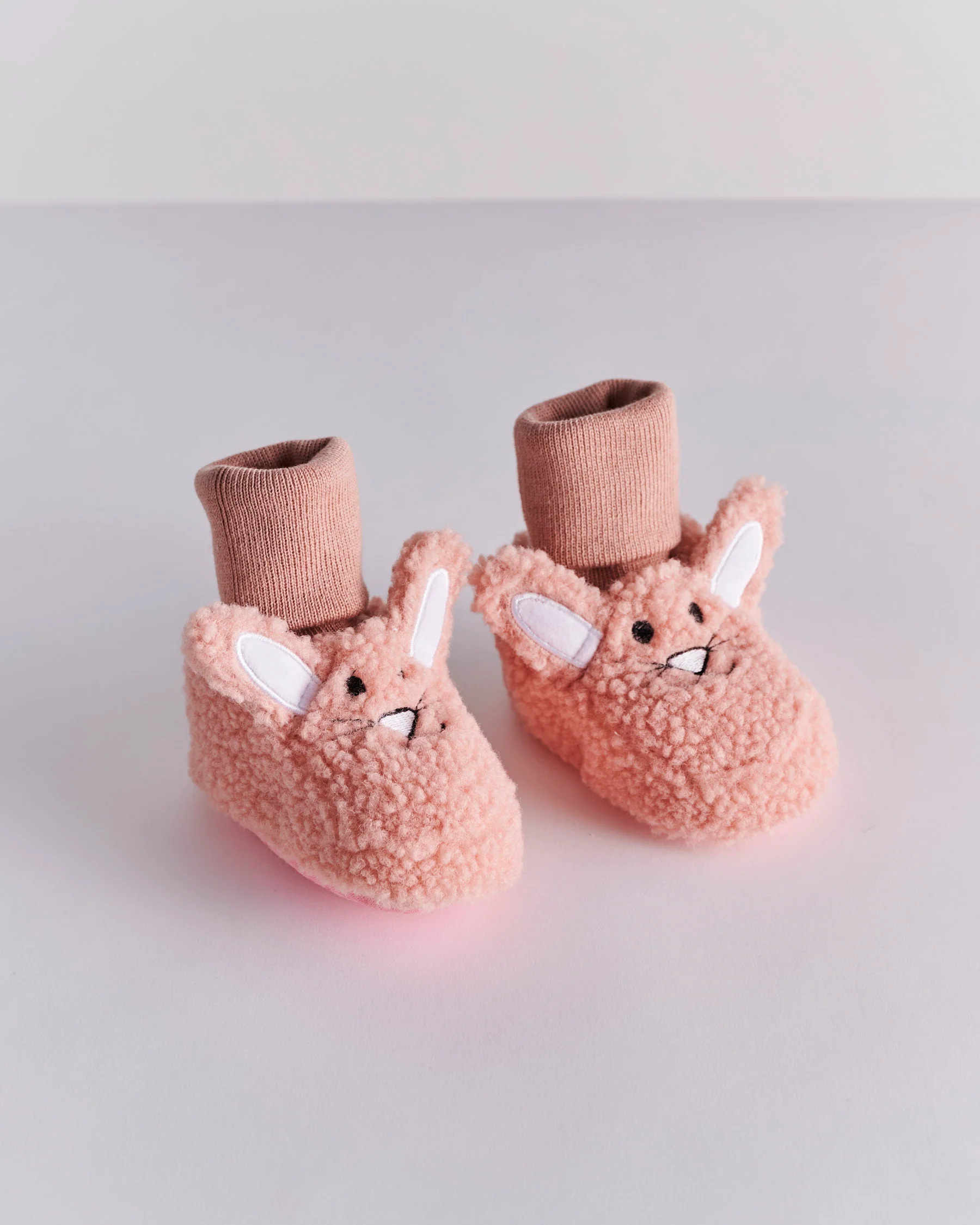 Bunny Pink Baby Booties - Image 8