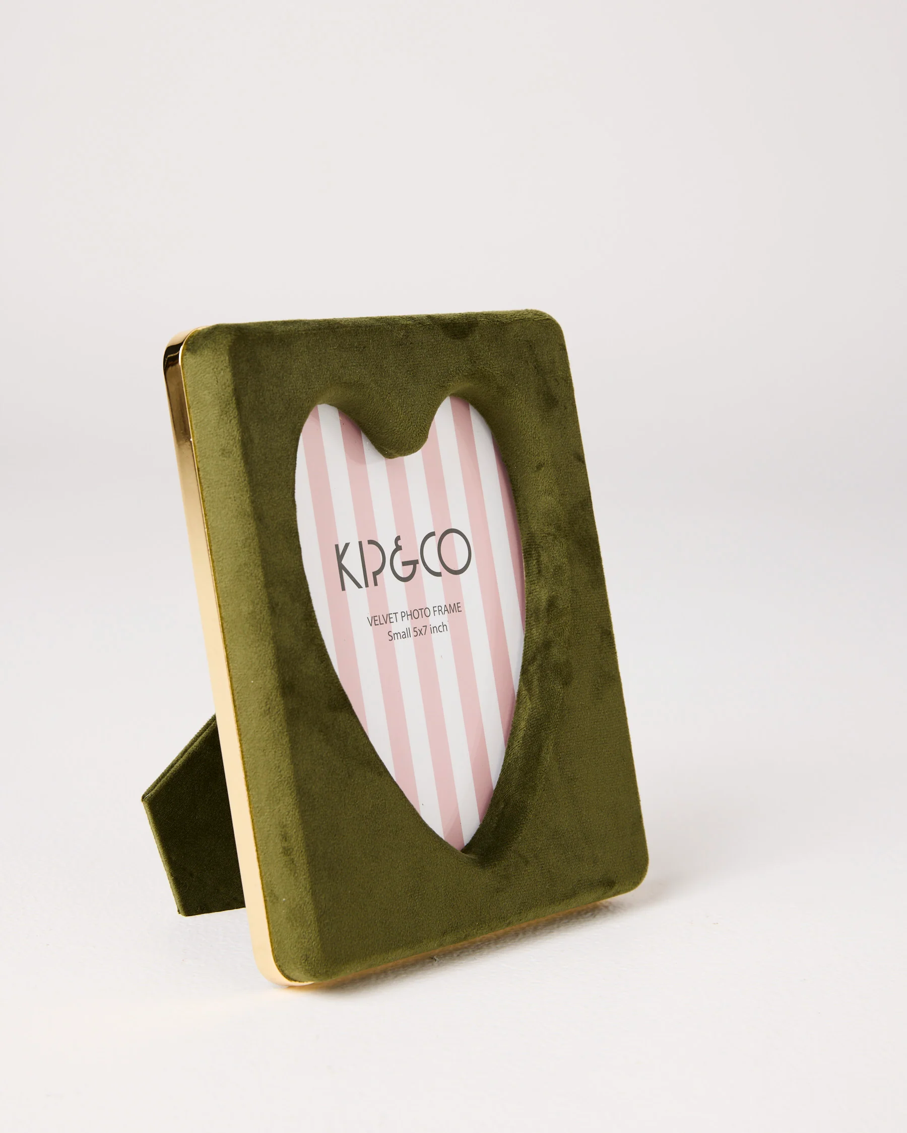 Campsite Heart Velvet Photo Frame - Image 10