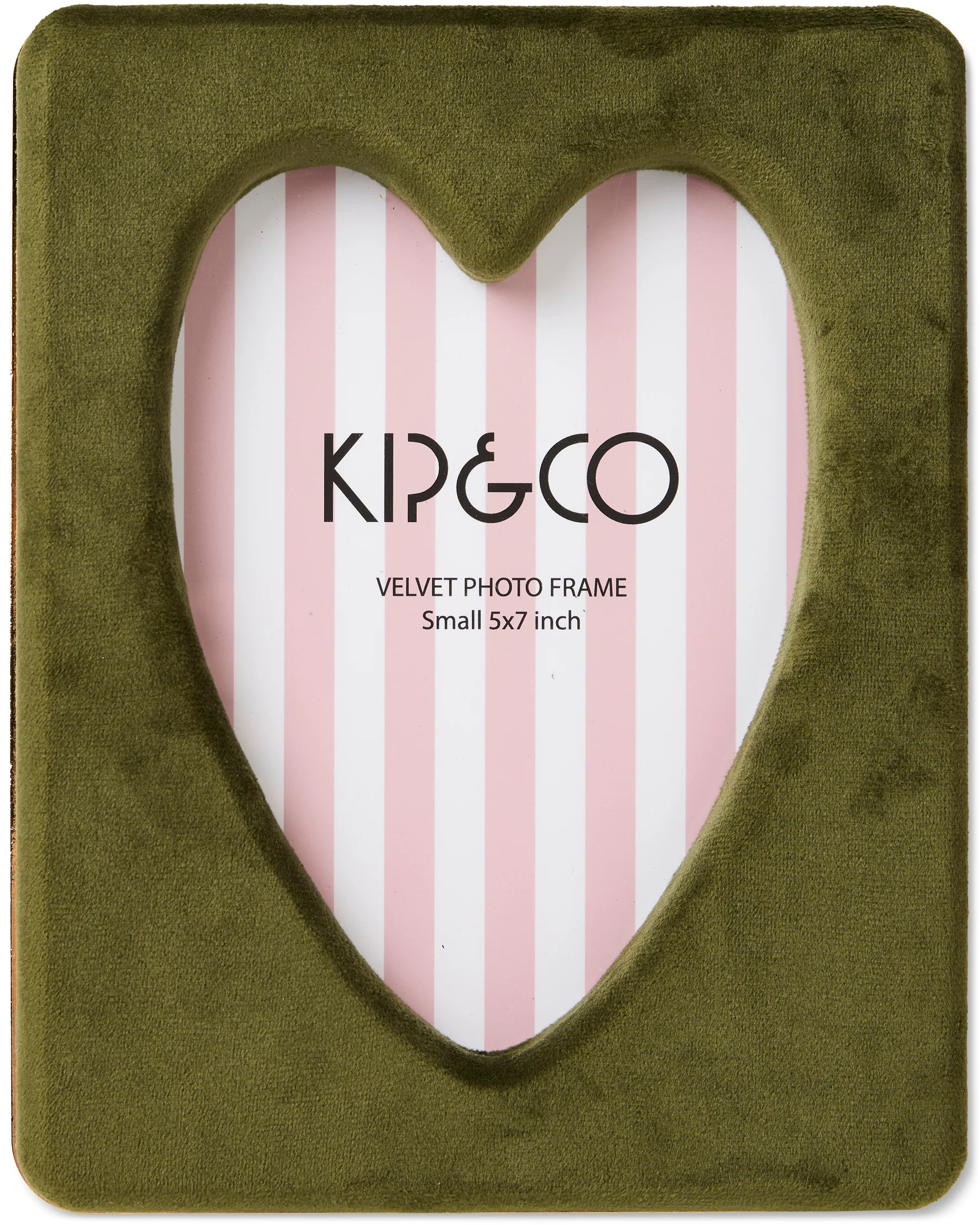 Campsite Heart Velvet Photo Frame - Image 8