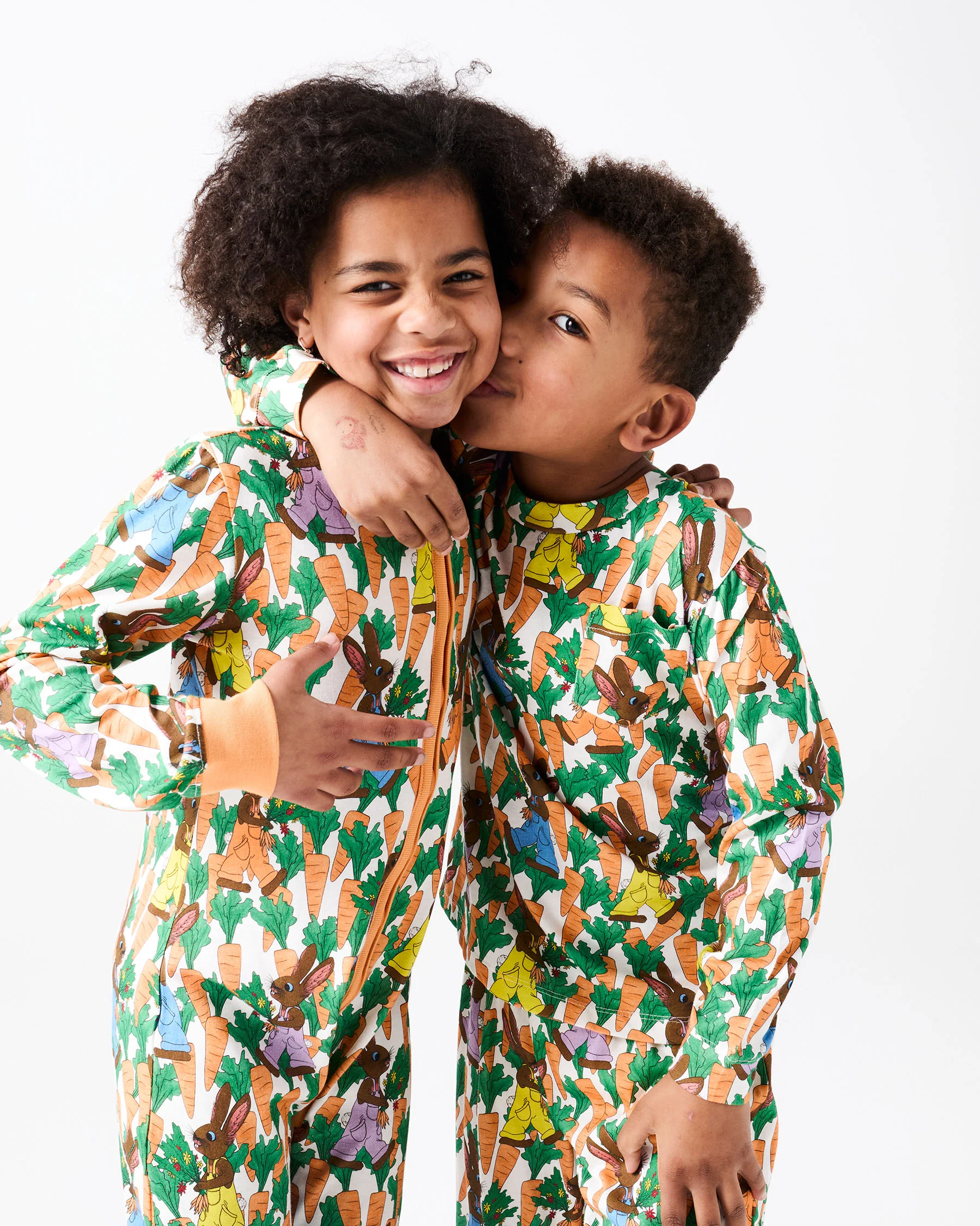 Carrot Joy Kids Organic Cotton Pyjama Onesie - Image 2