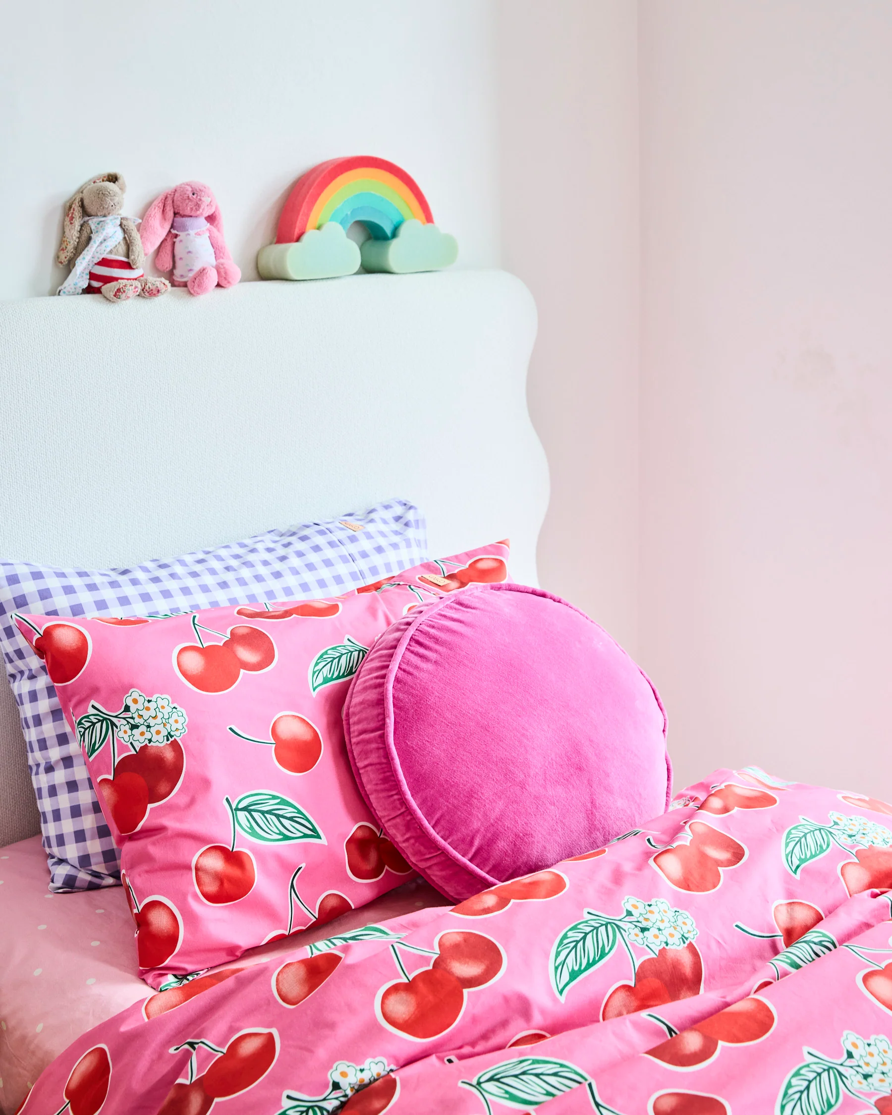 Cherry Blossom Organic Cotton Pillowcase - Image 2