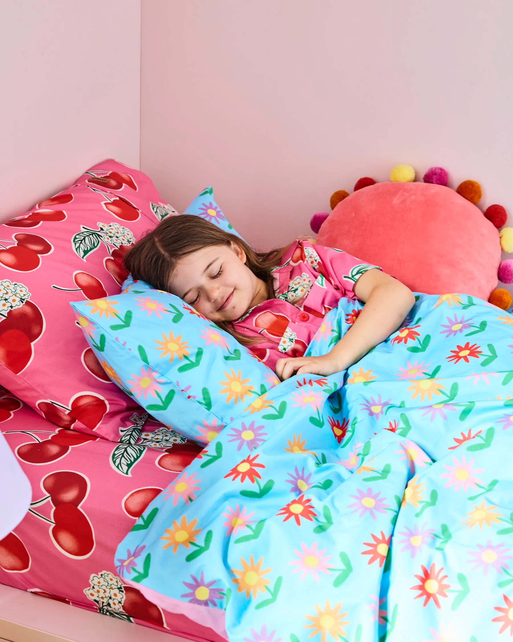 Cherry Blossom Organic Cotton Pillowcase - Image 6