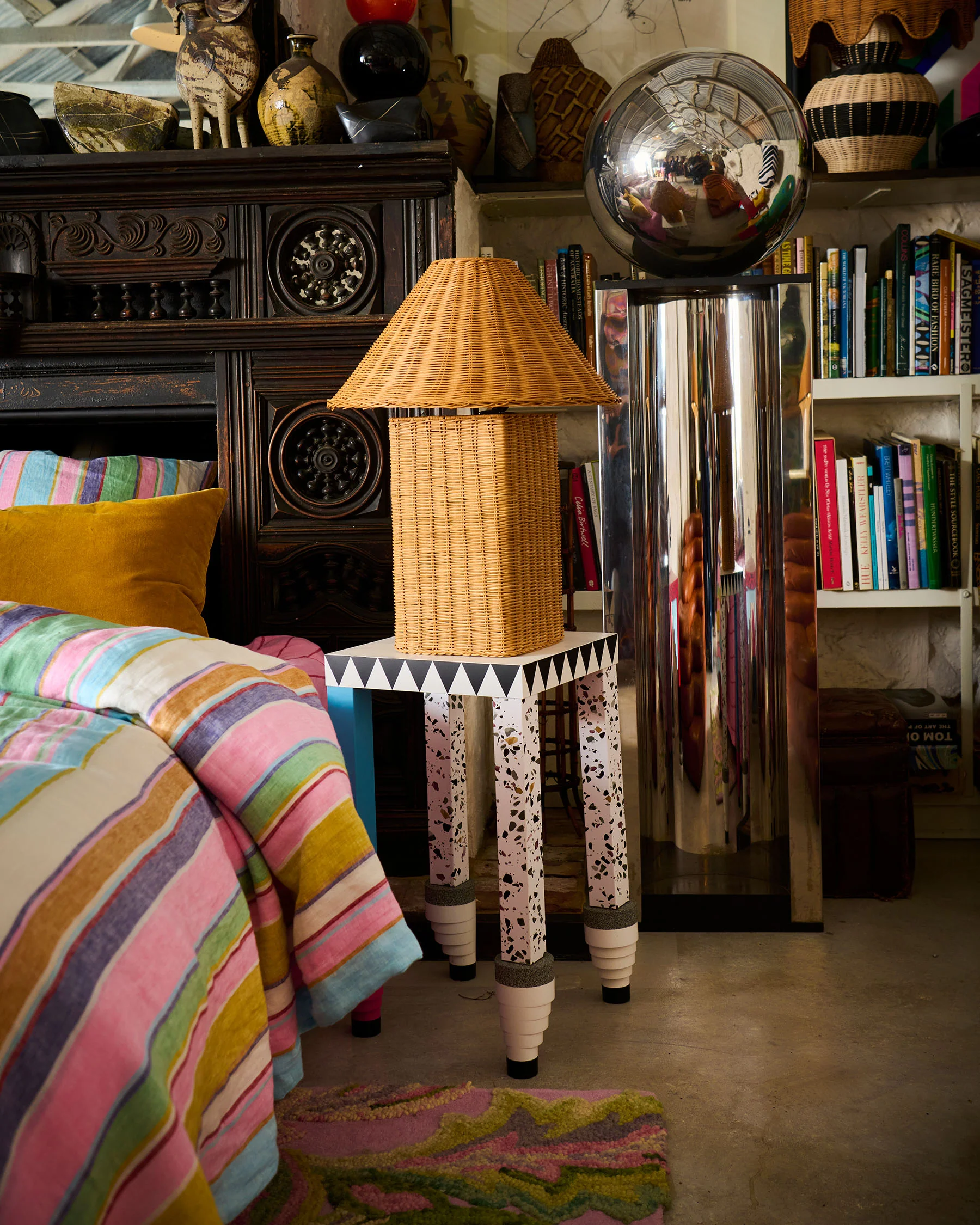 Colombo Rattan Lamp - Image 4