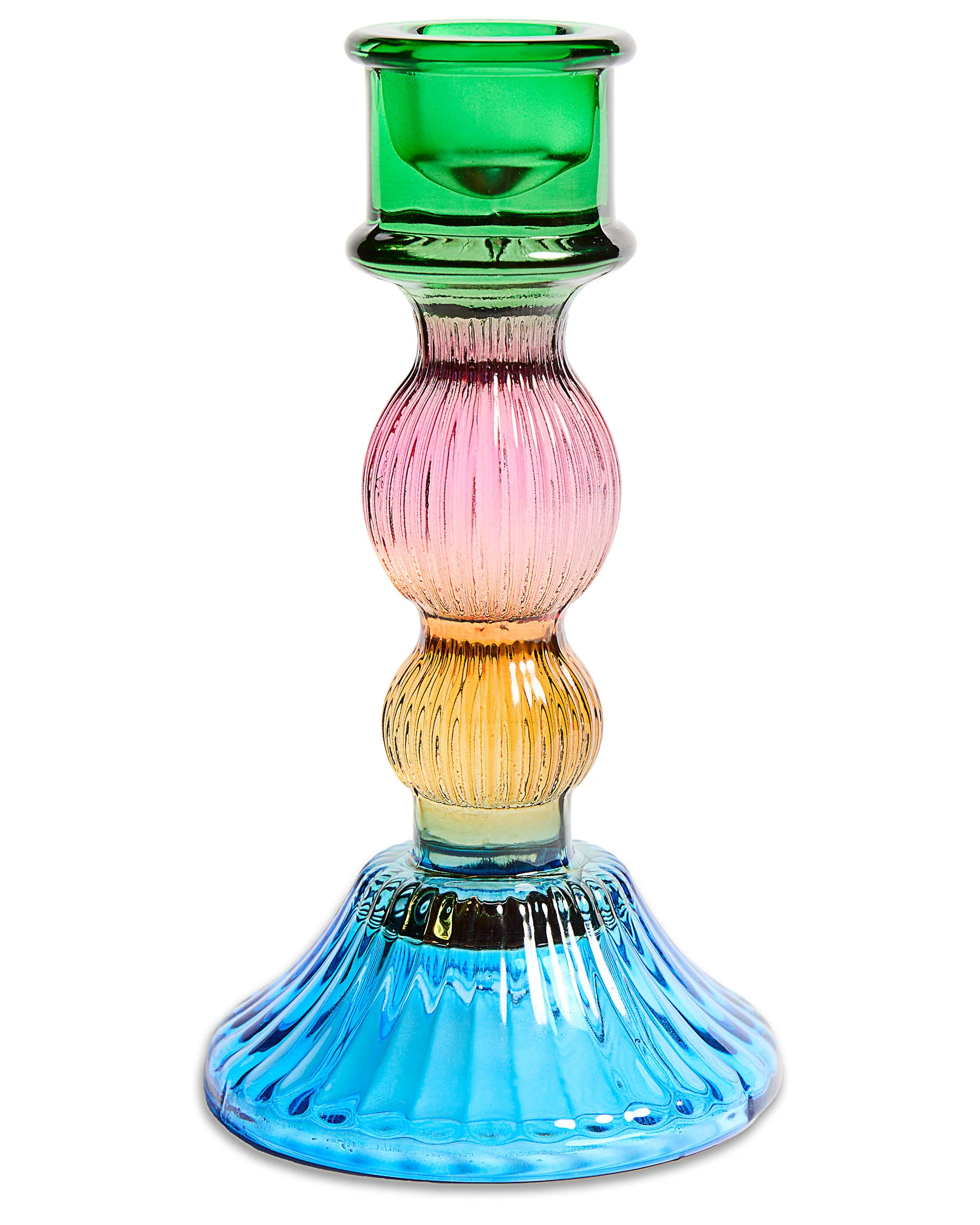 Colourful Candlestick Holder 2P Set