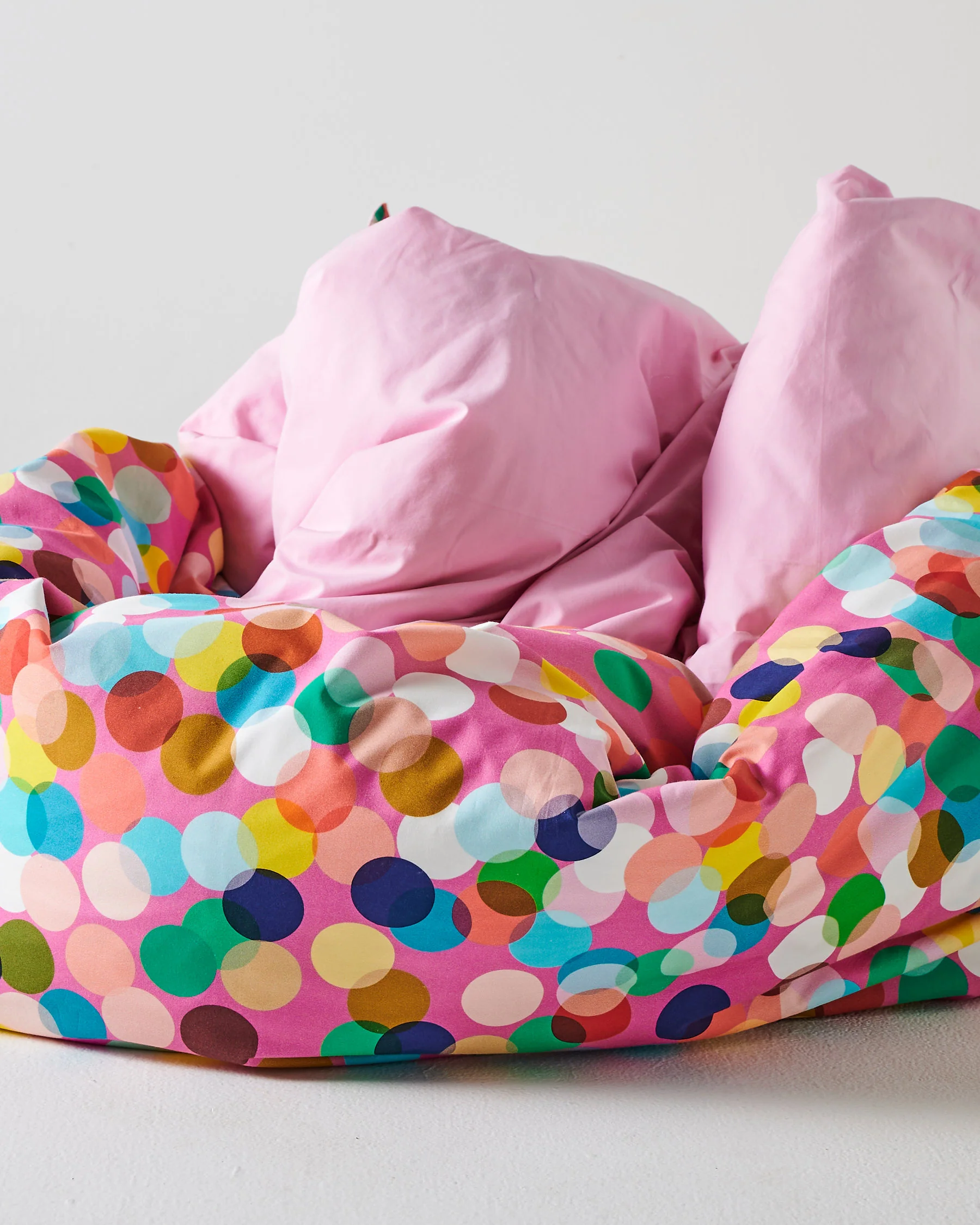 Confetti Pink Organic Cotton Quilt Cover (US) - Image 3