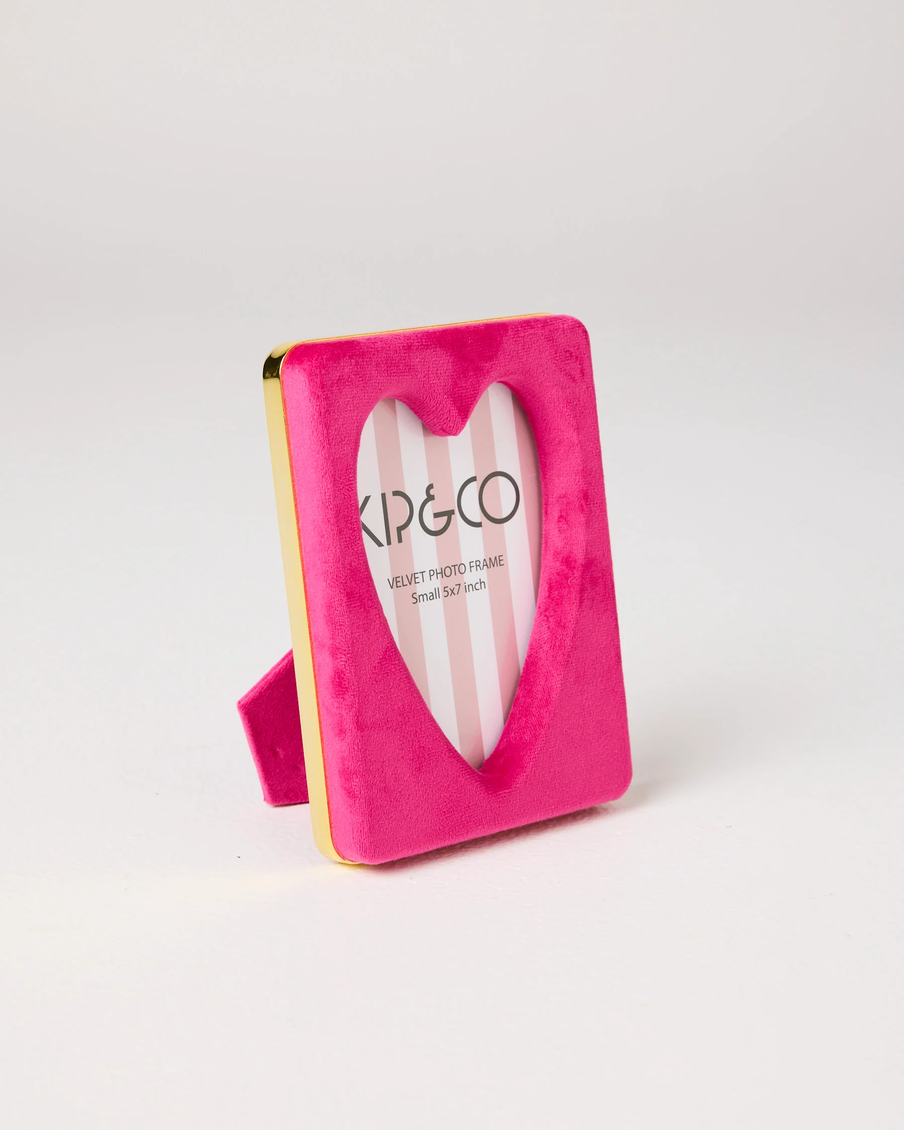 Desert Pink Heart Velvet Photo Frame - Image 5