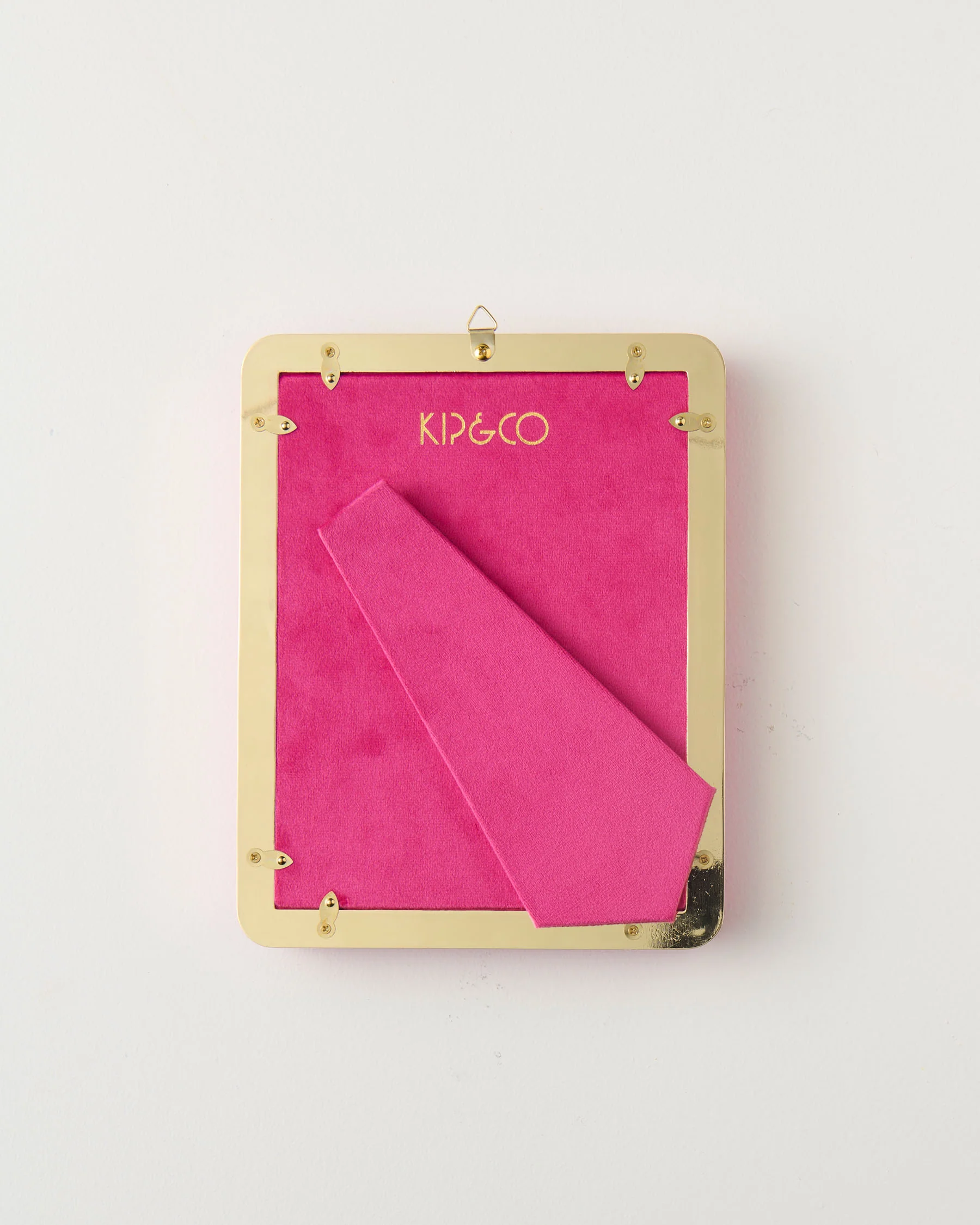 Desert Pink Heart Velvet Photo Frame - Image 6