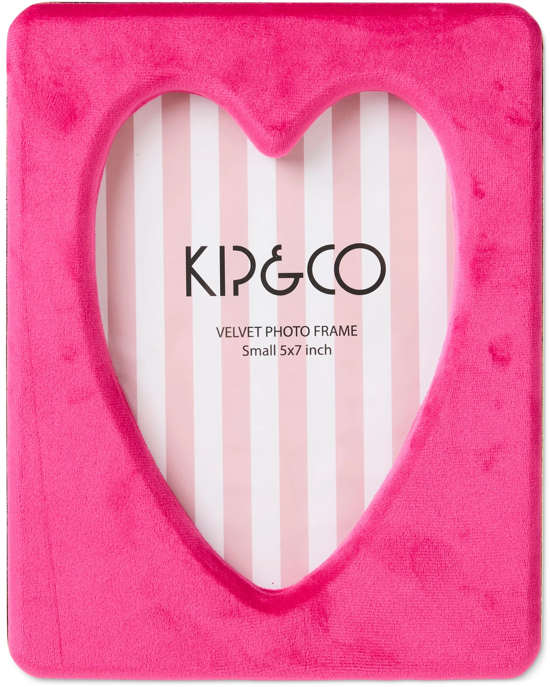 Desert Pink Heart Velvet Photo Frame - Image 7