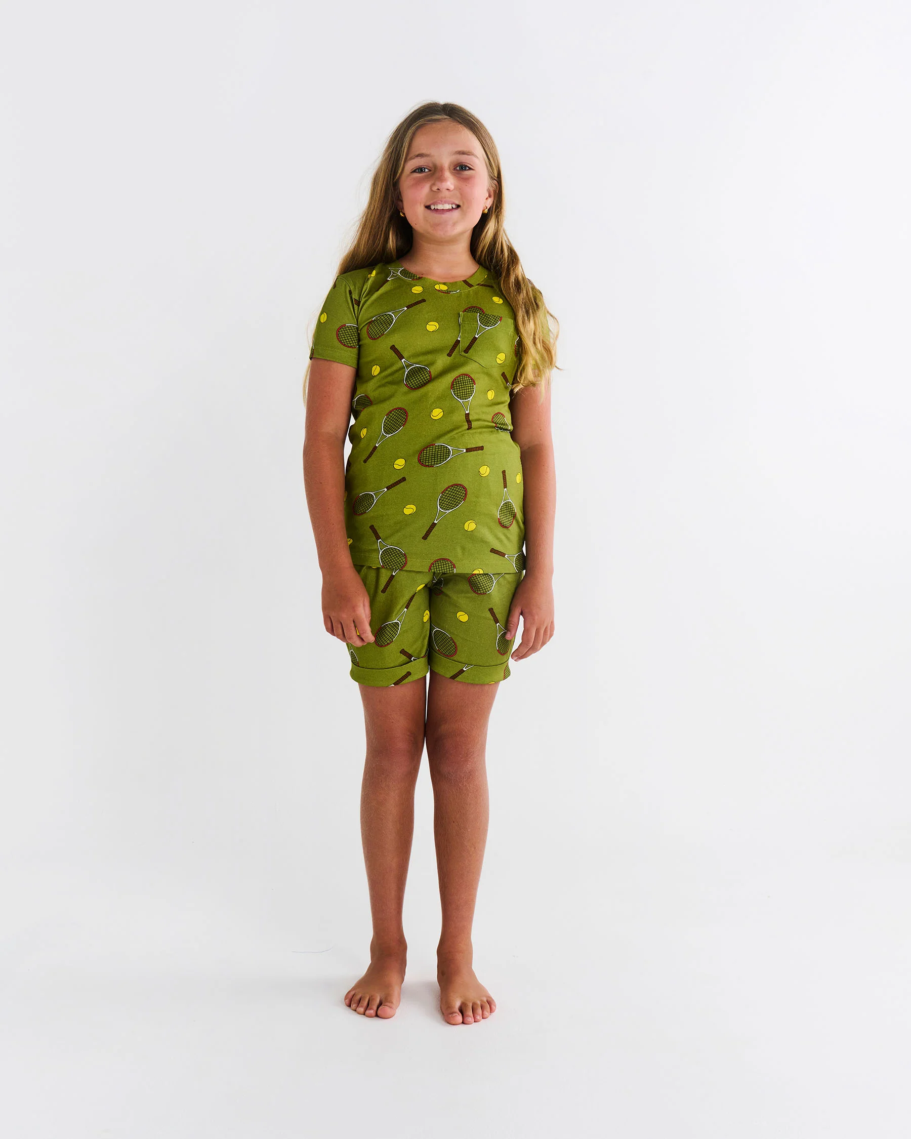 Deuce Kids Organic Cotton Short Sleeve Tee & Short Pyjama Set - Image 5