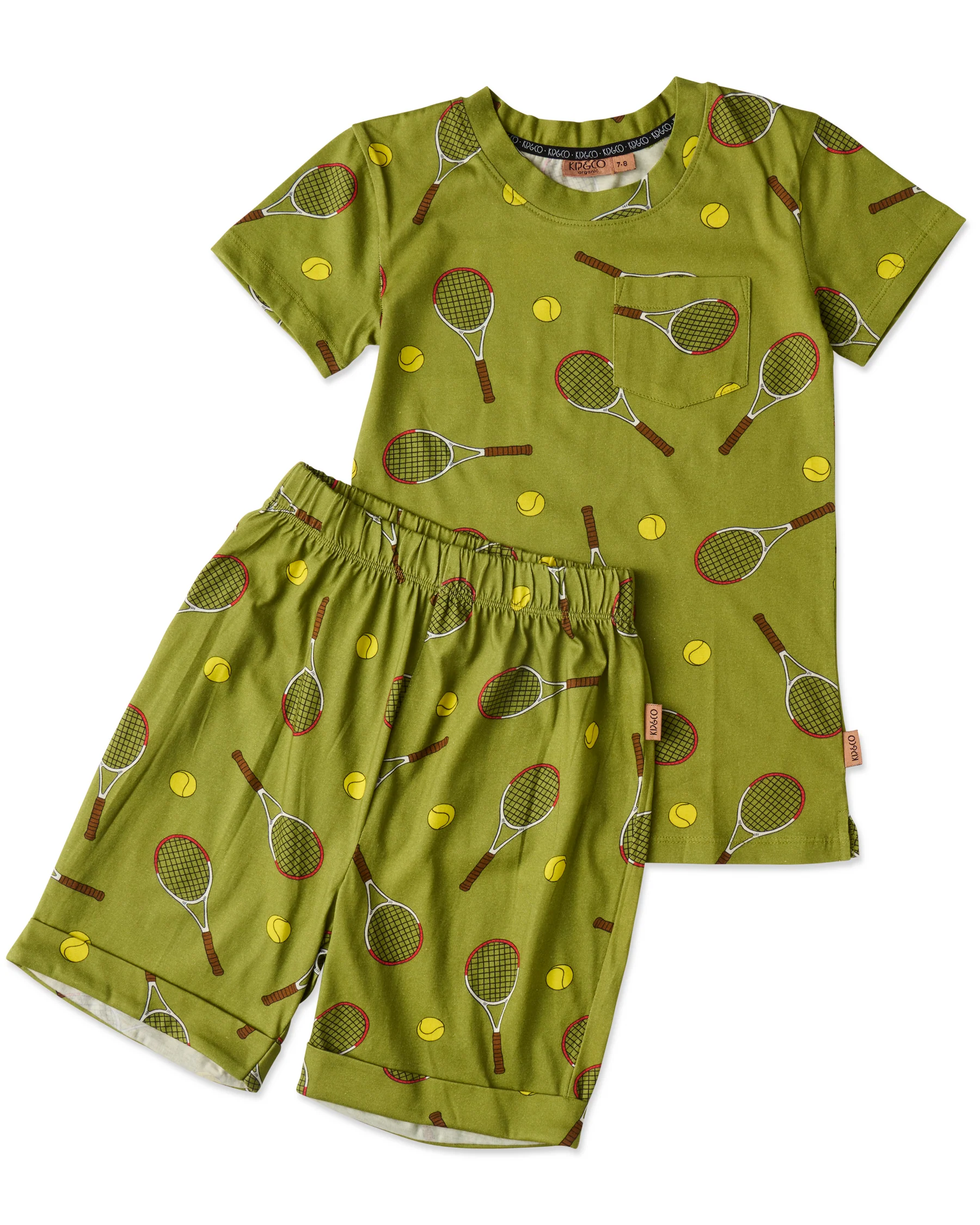 Deuce Kids Organic Cotton Short Sleeve Tee & Short Pyjama Set - Image 8