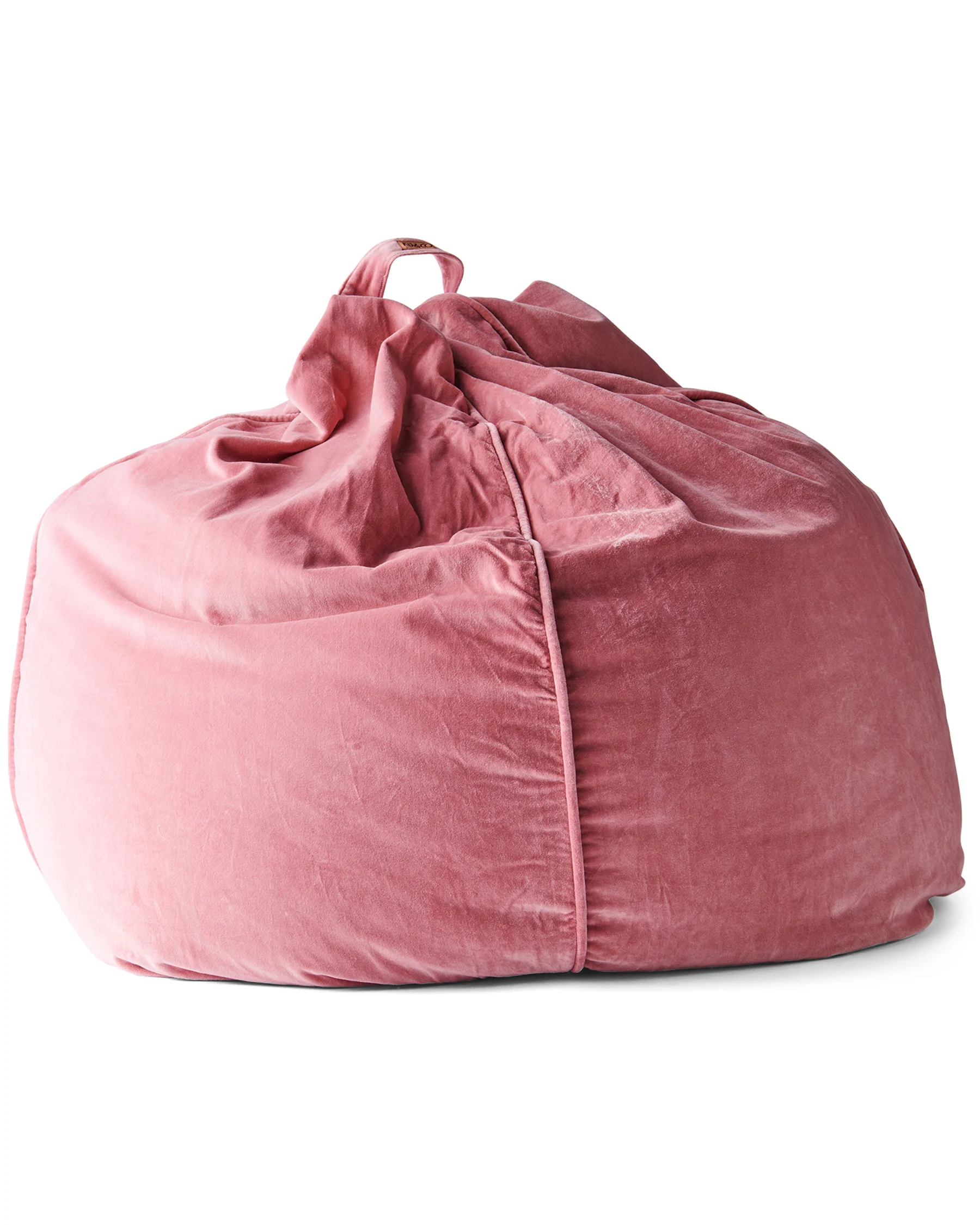 Dusty Rose Velvet Beanbag