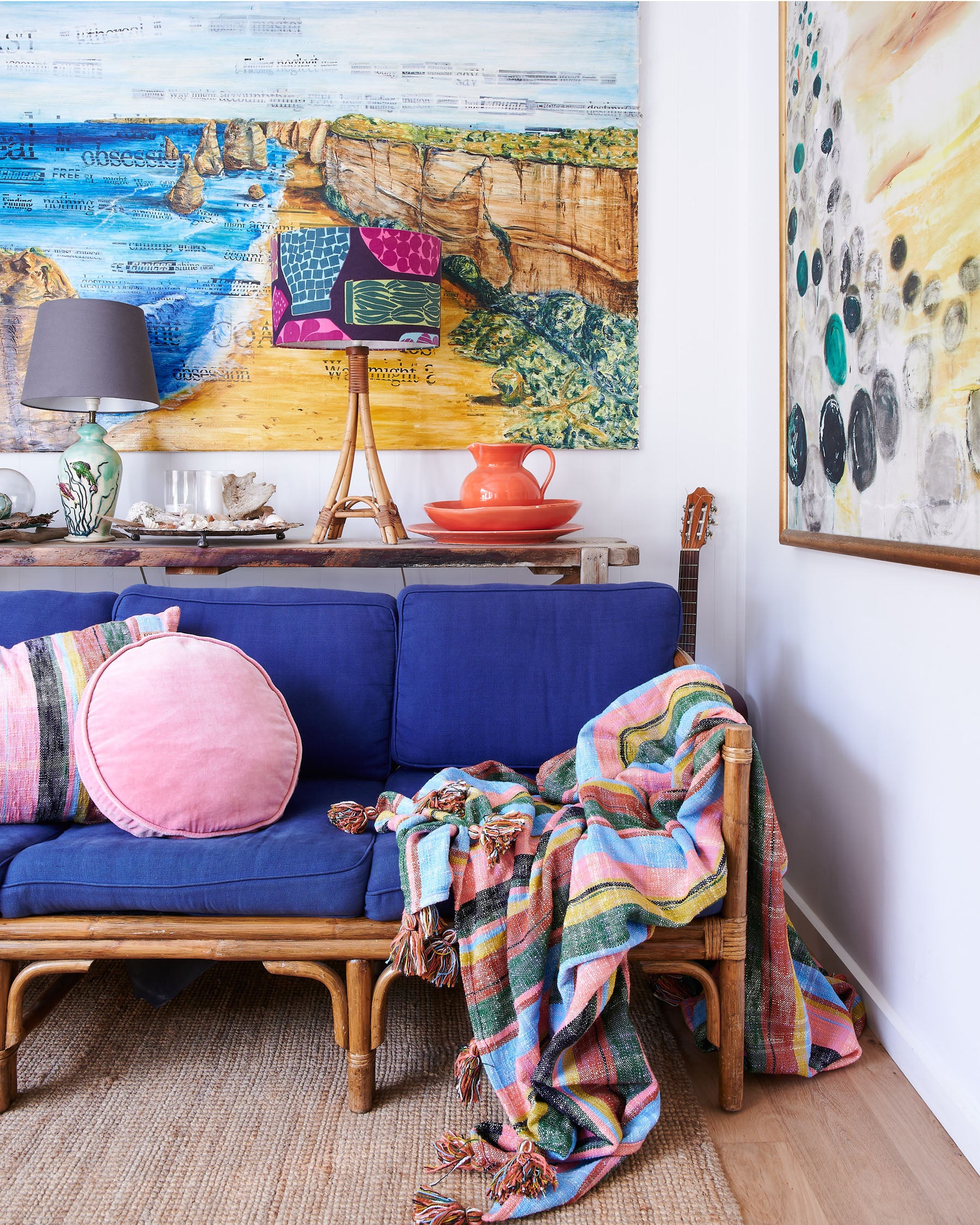 Dusty Rose Velvet Pea Cushion - Image 10