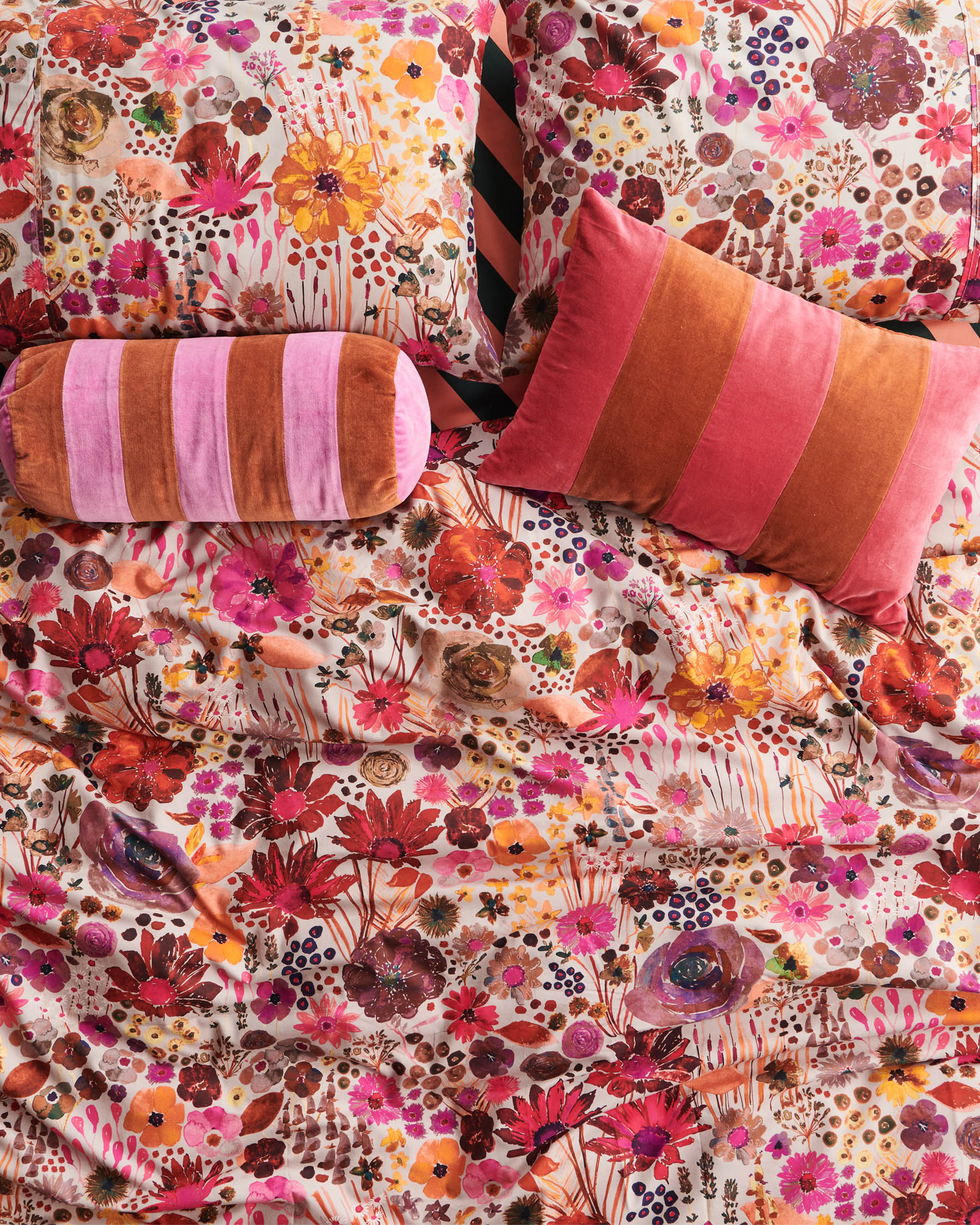 Field Of Dreams Silver Organic Cotton Quilt Cover - Image 4