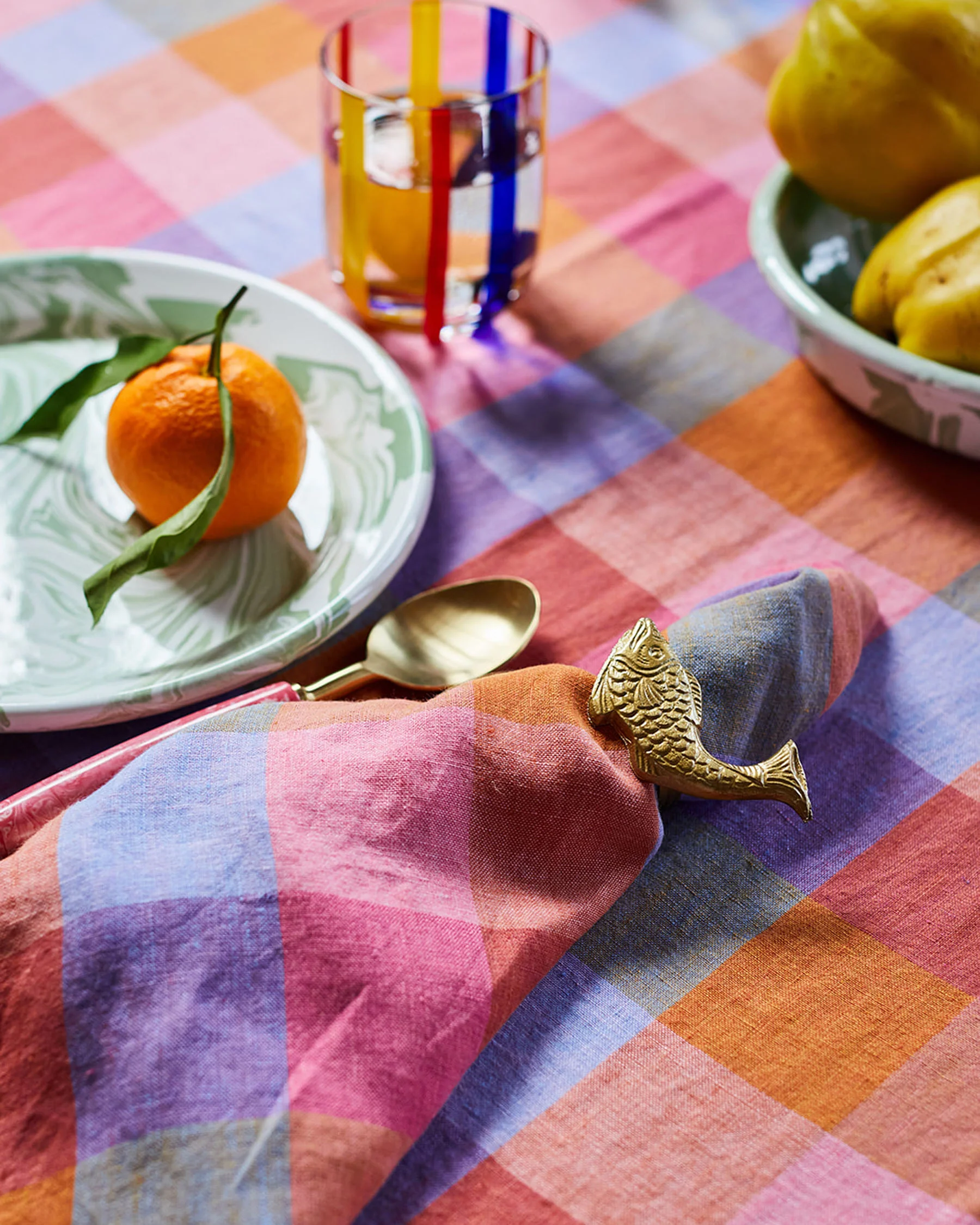 Fish Brass Napkin Rings - Image 3