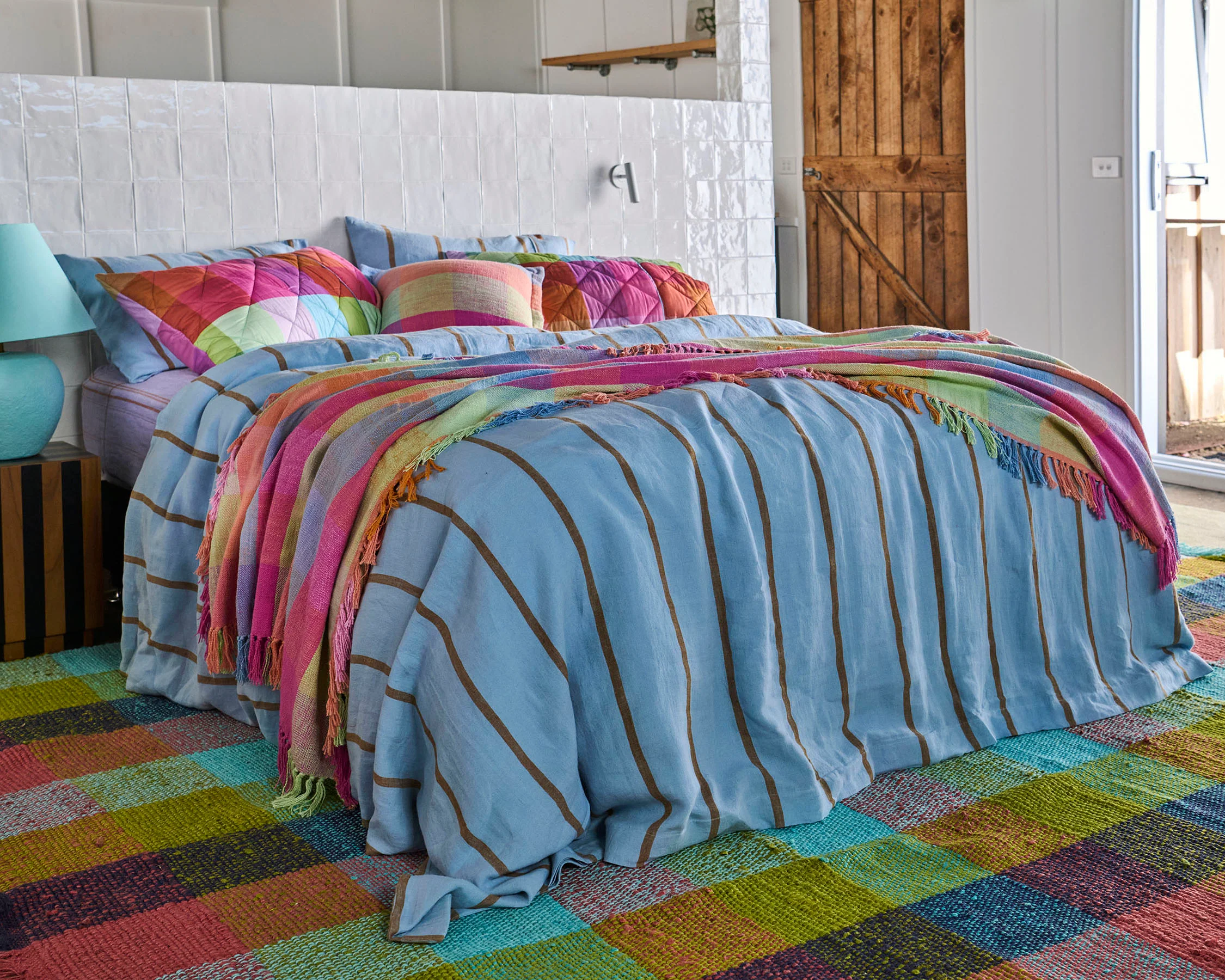 Florida Tartan Jute Rug - Image 7