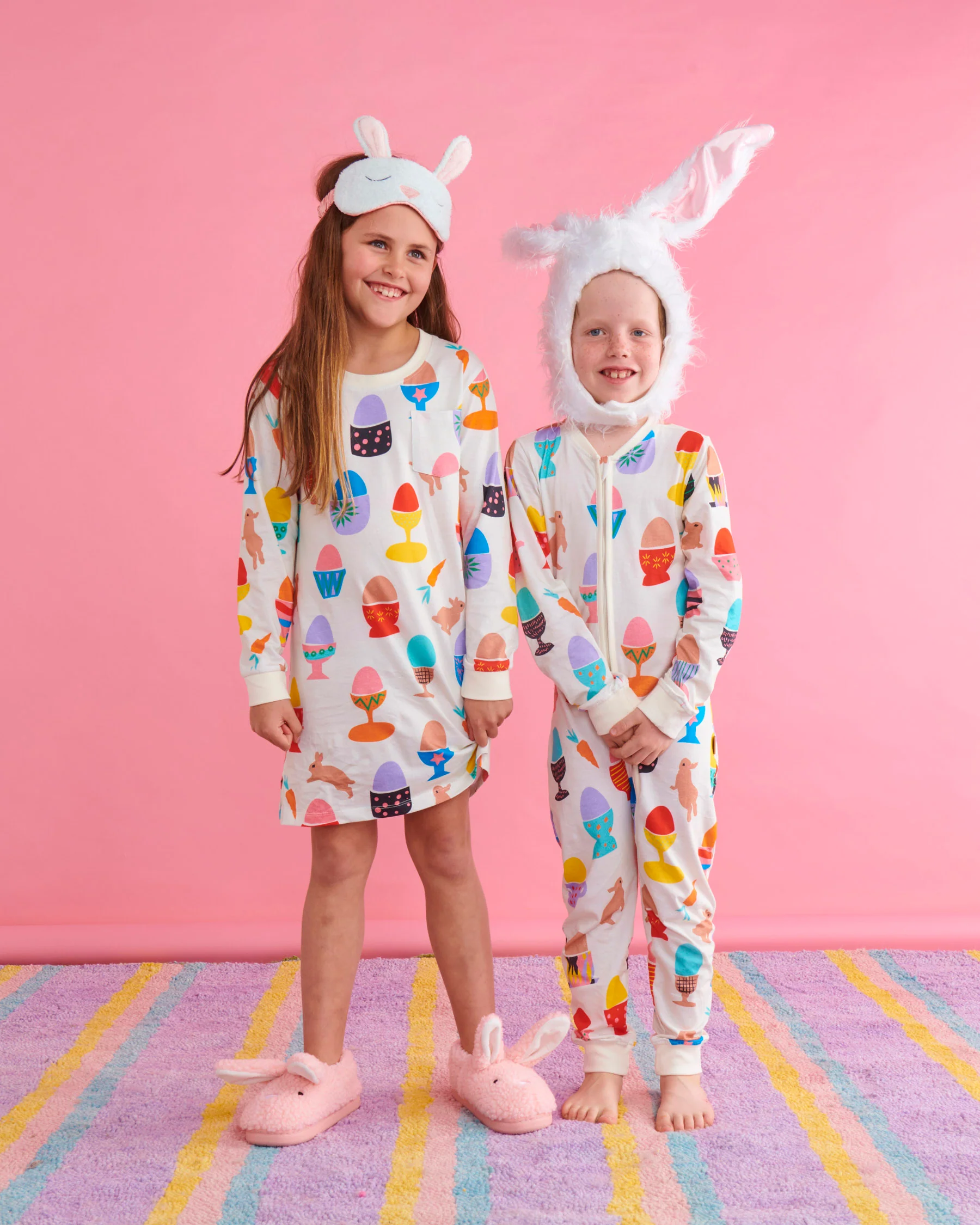 Fluffy Bunny Sherpa Kids Slippers - Image 6