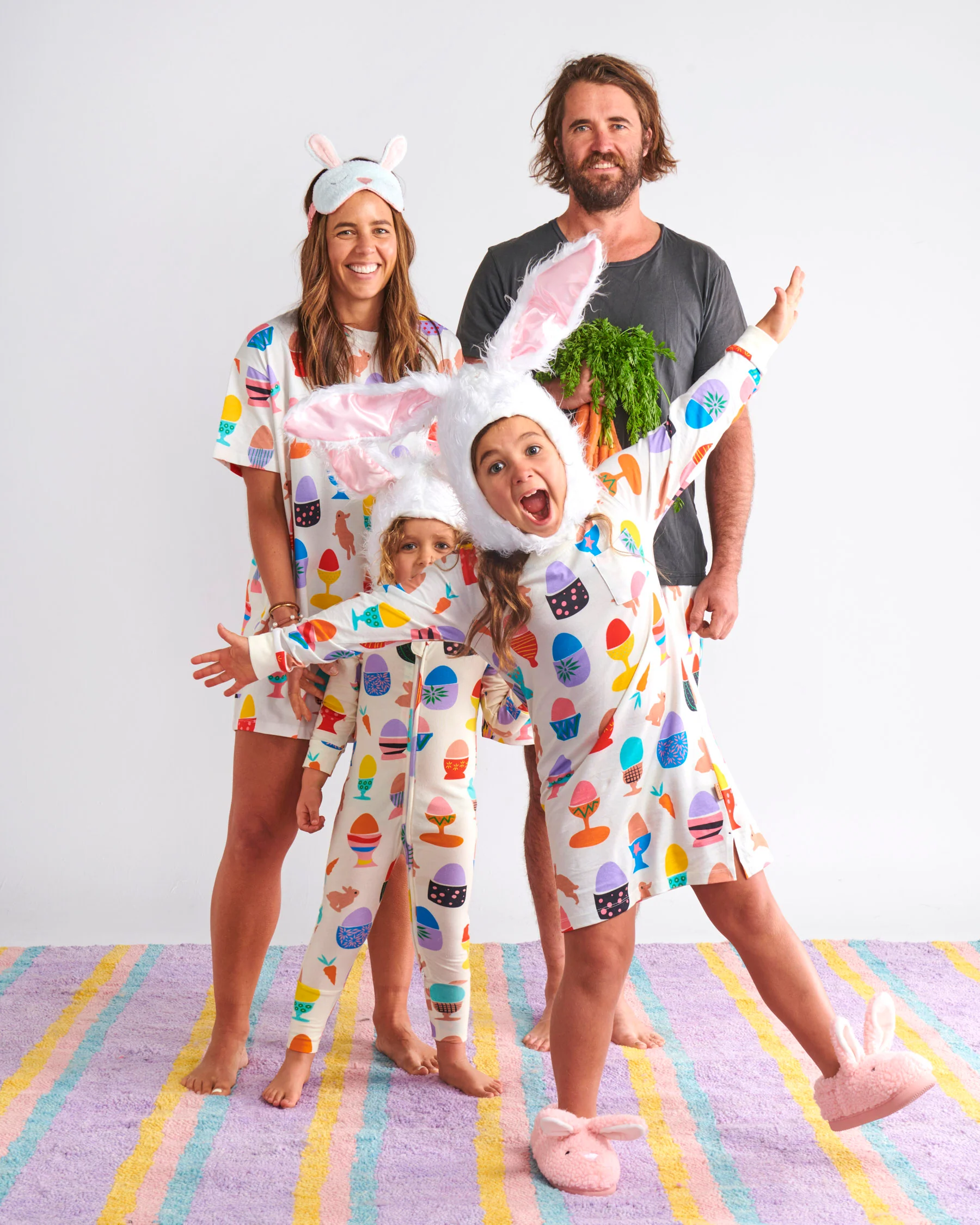 Fluffy Bunny Sherpa Kids Slippers - Image 7