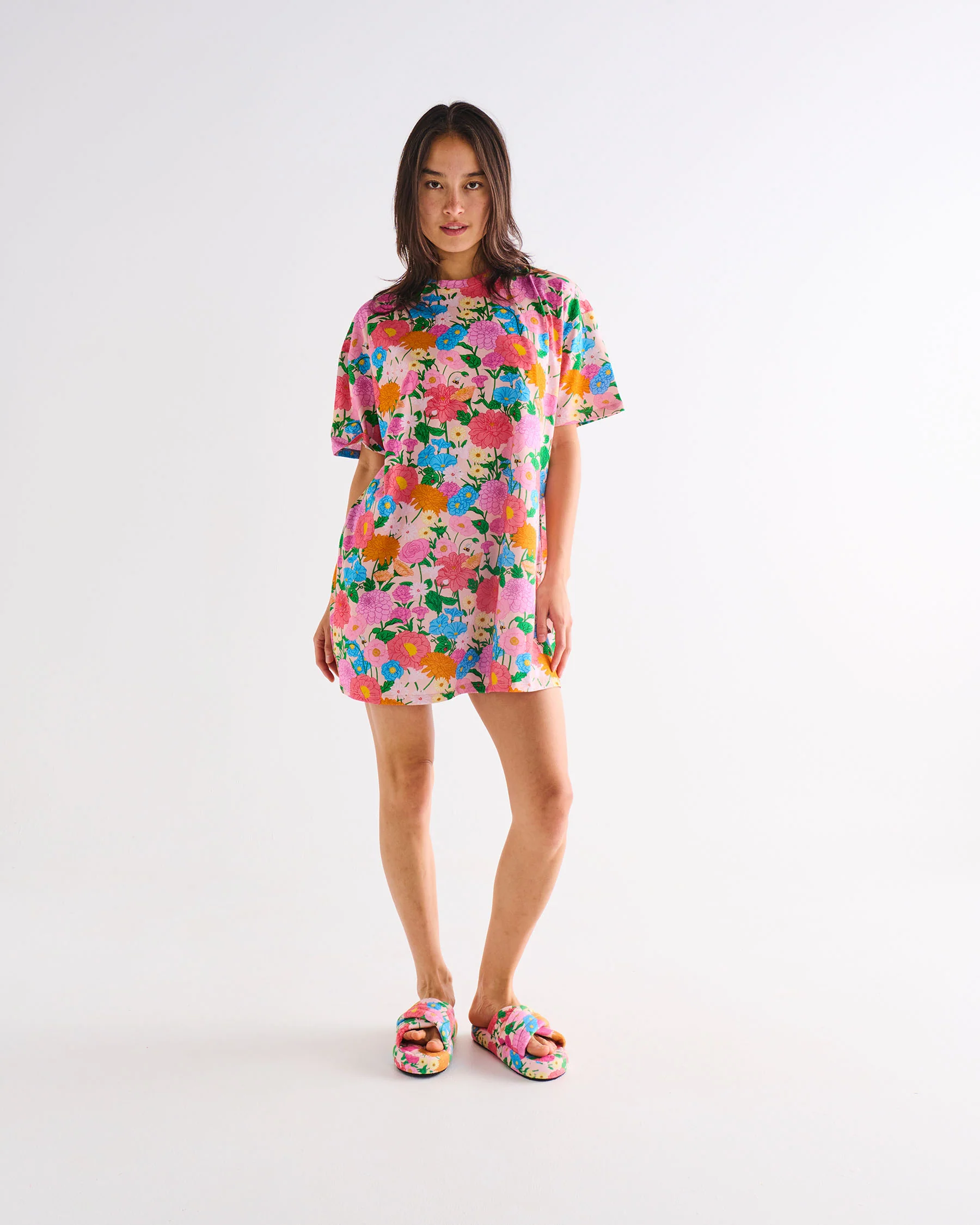 Follow The Sun Adult Organic Cotton Oversize T-shirt Nightie