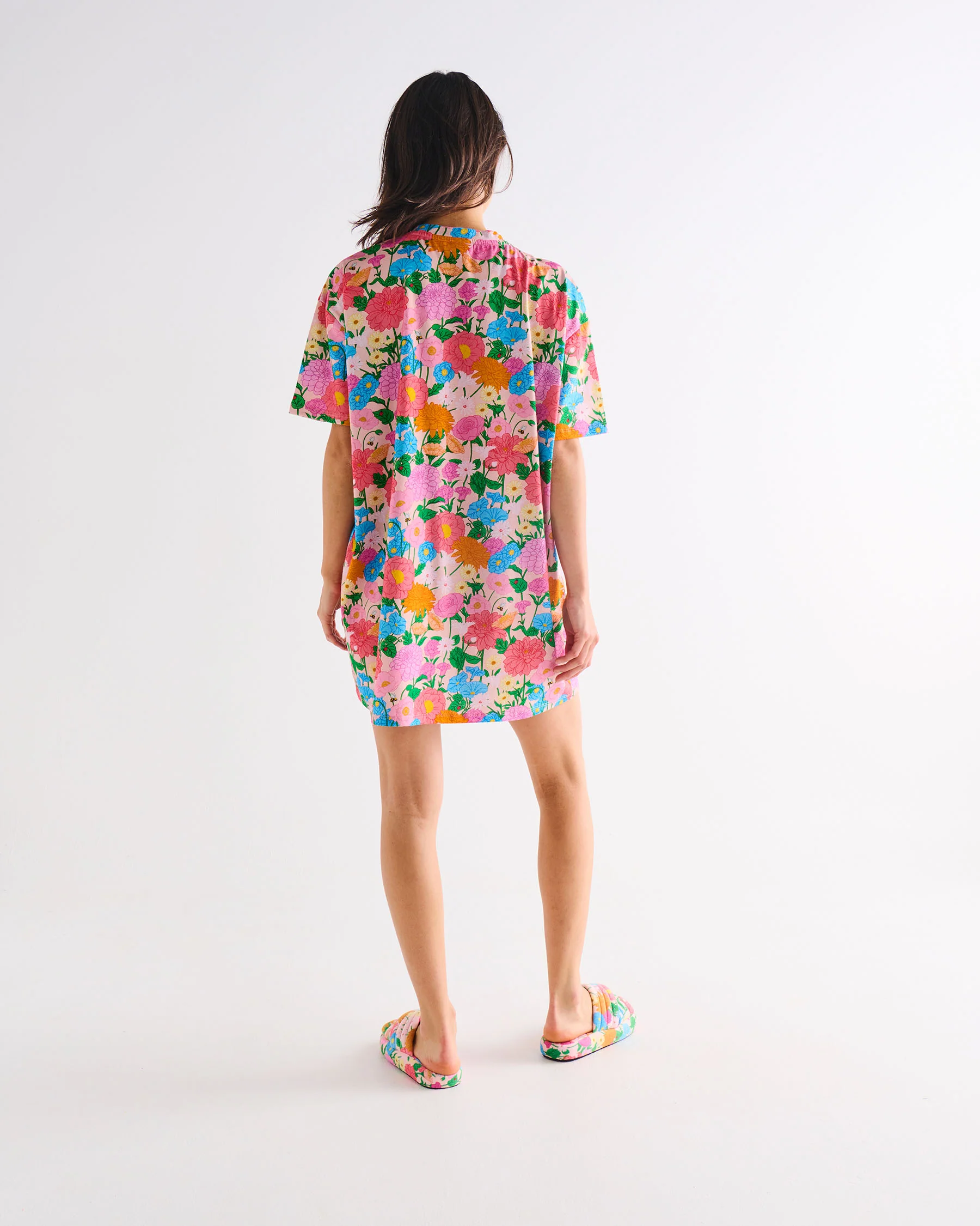 Follow The Sun Adult Organic Cotton Oversize T-shirt Nightie - Image 5