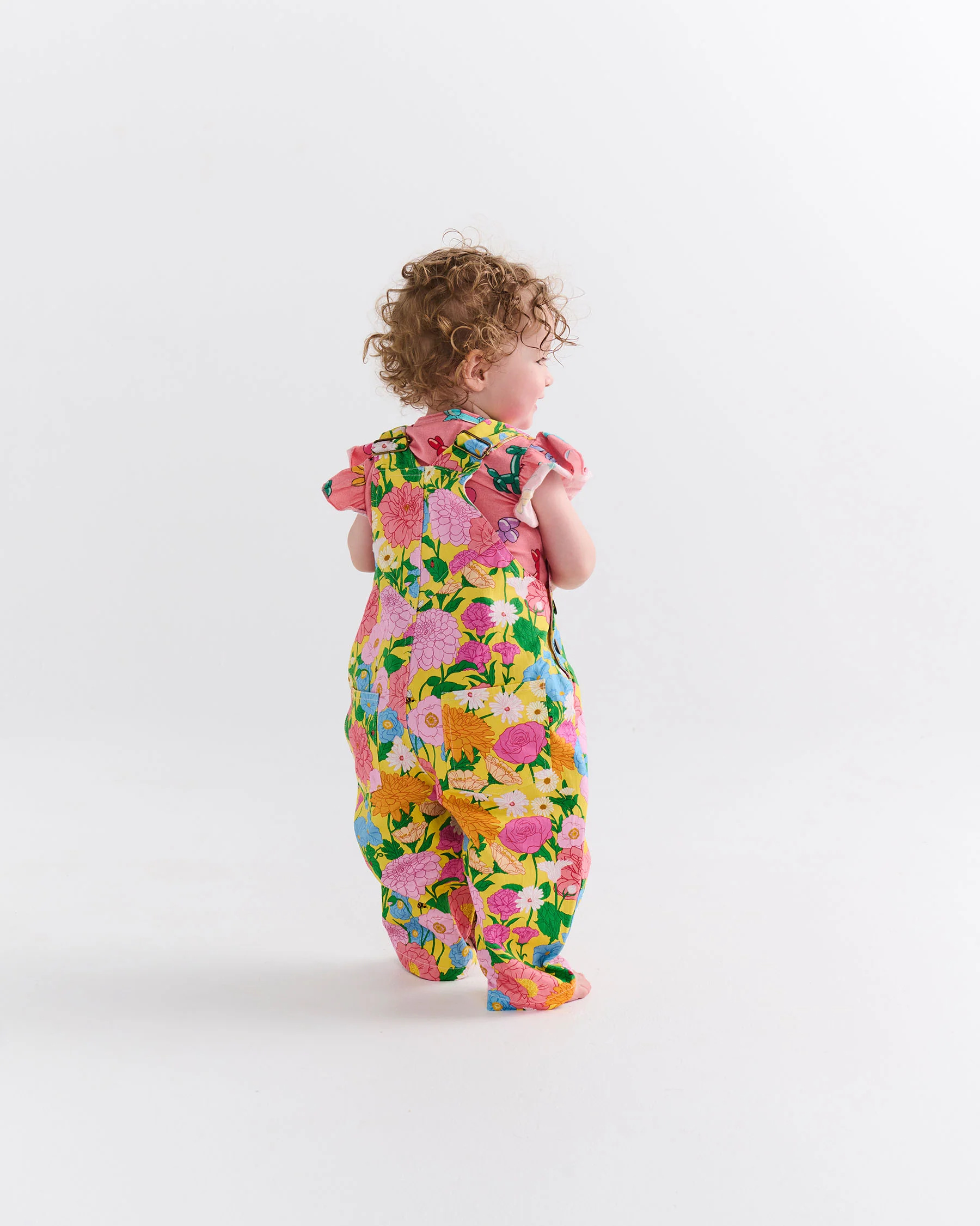 Follow The Sun Baby Cotton Drill Overalls - Image 3