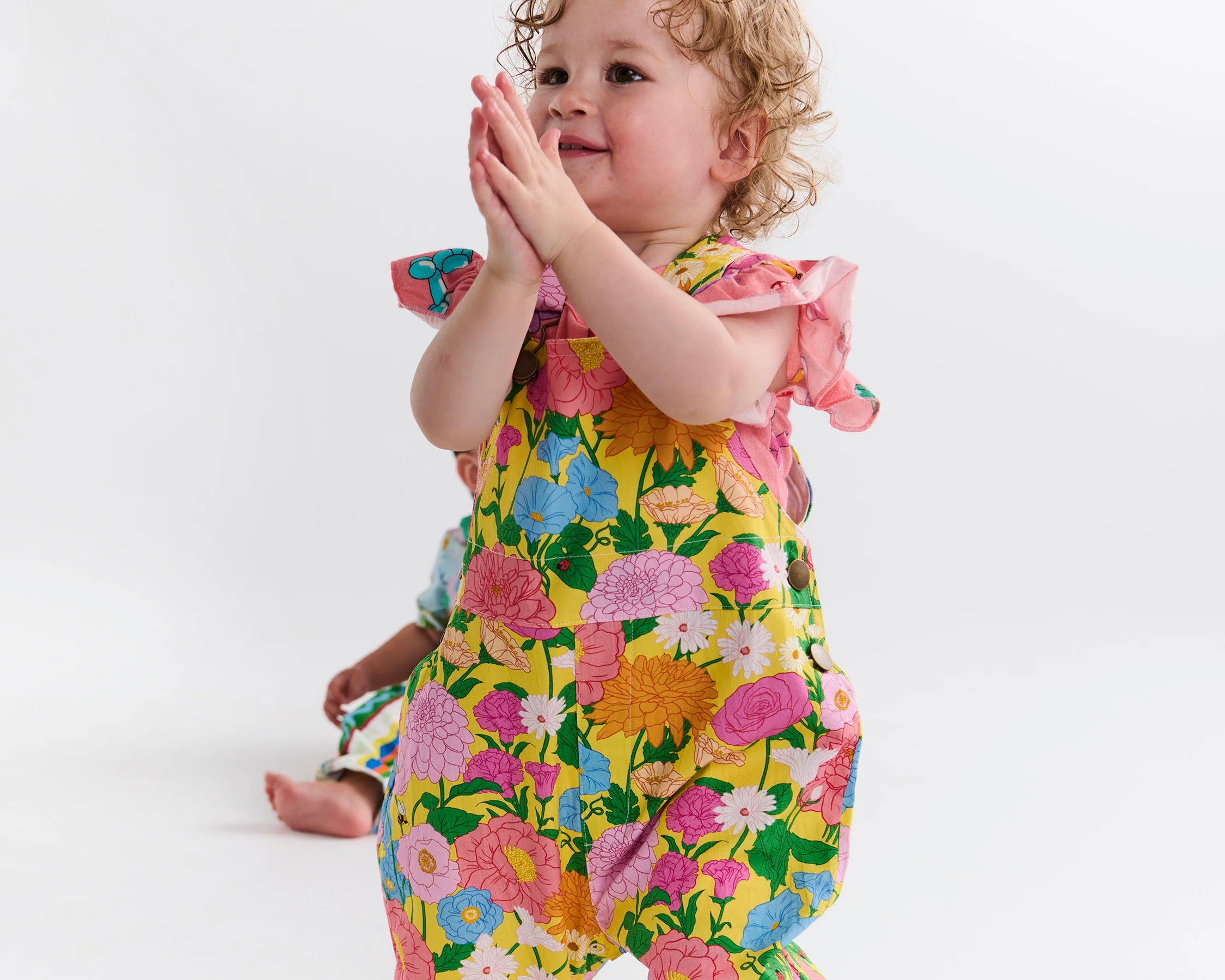 Follow The Sun Baby Cotton Drill Overalls - Image 4