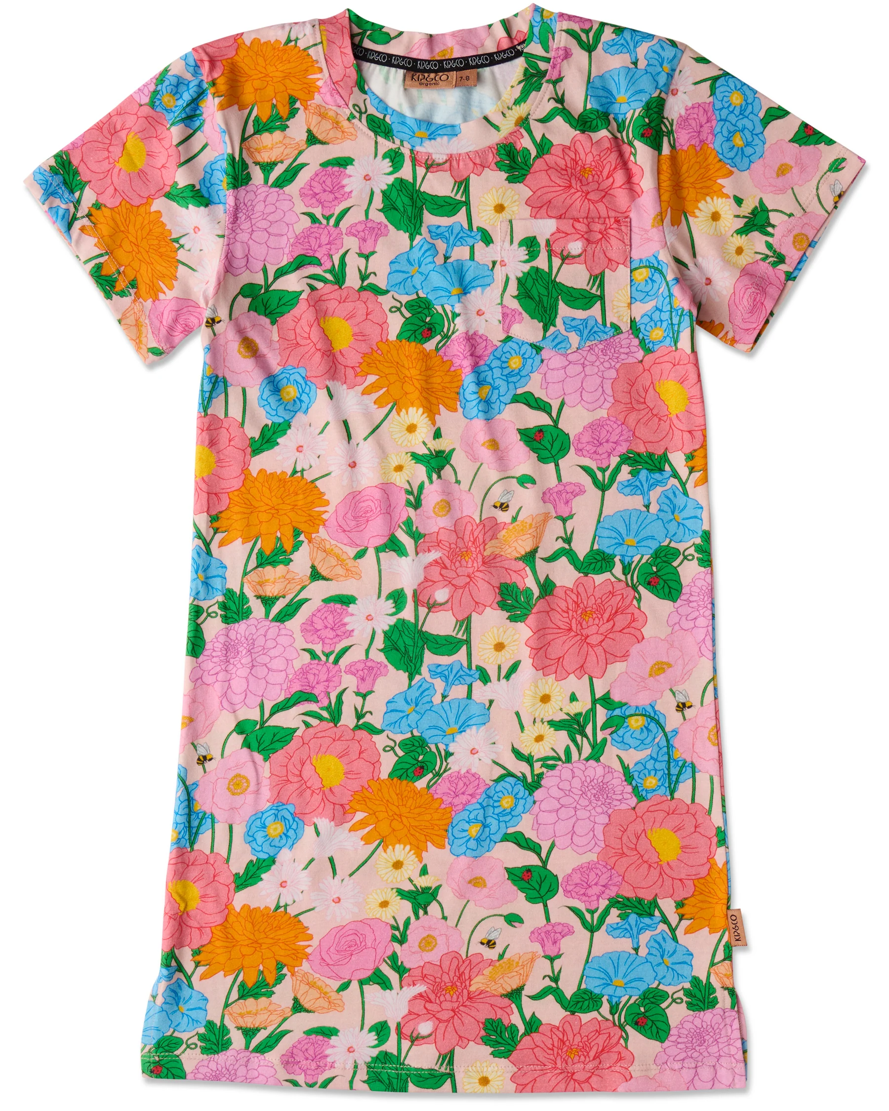 Follow The Sun Kids Organic Cotton Short Sleeve Nightie - Image 6