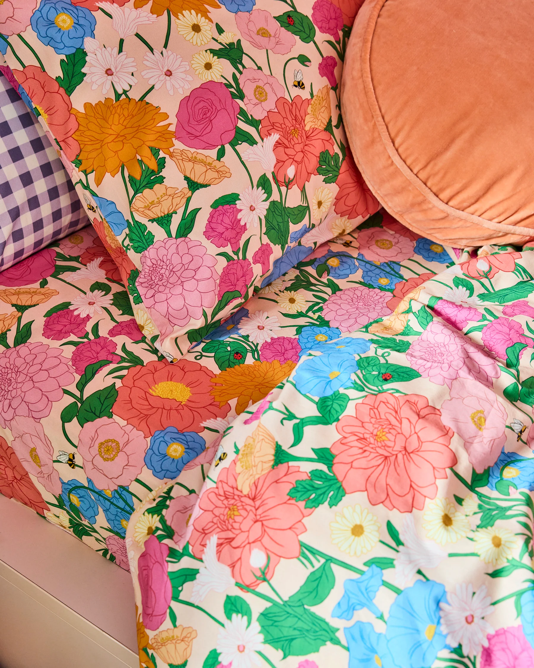 Follow The Sun Organic Cotton Flat Sheet - Image 3