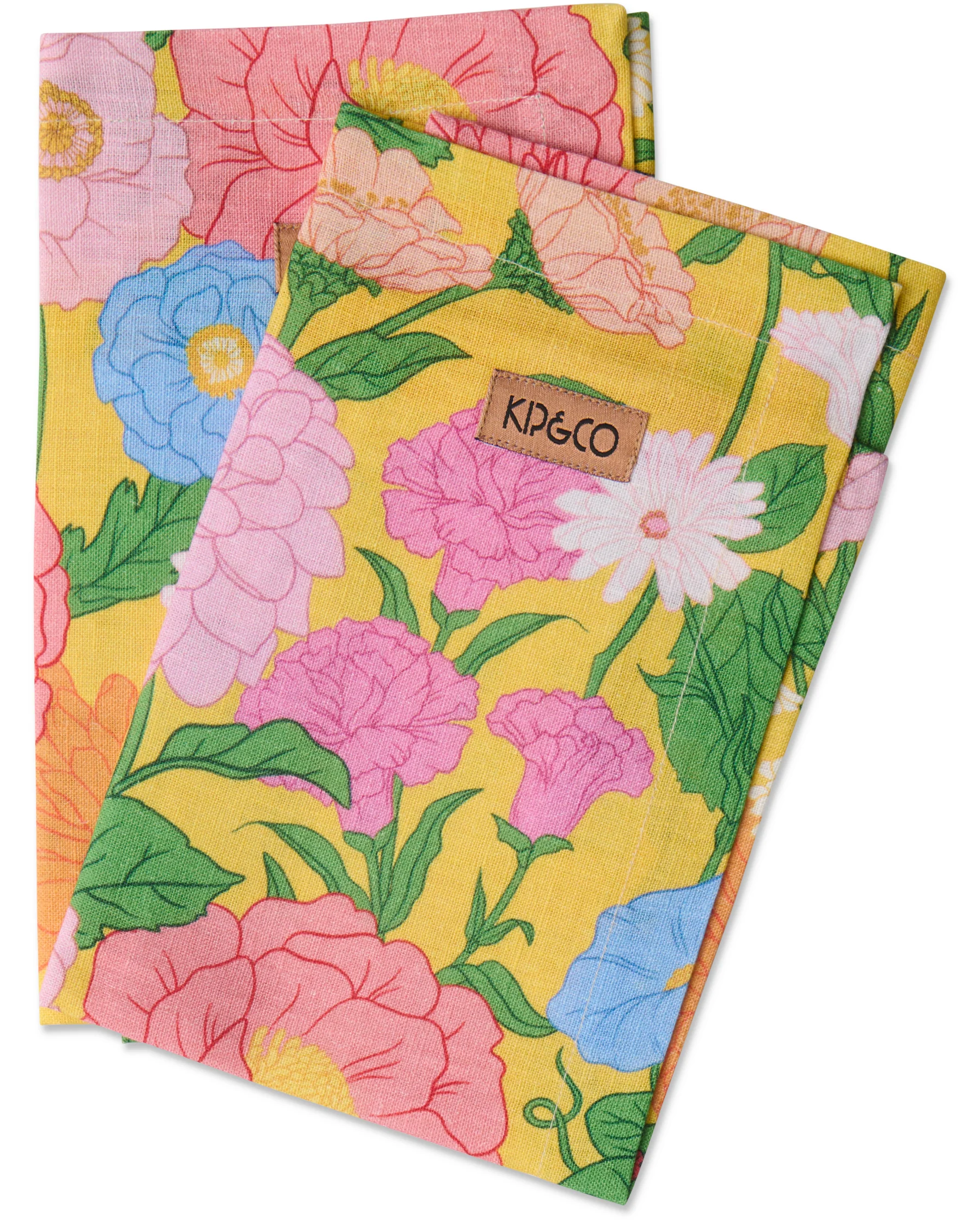 Follow The Sun Yellow 4P Napkin Set