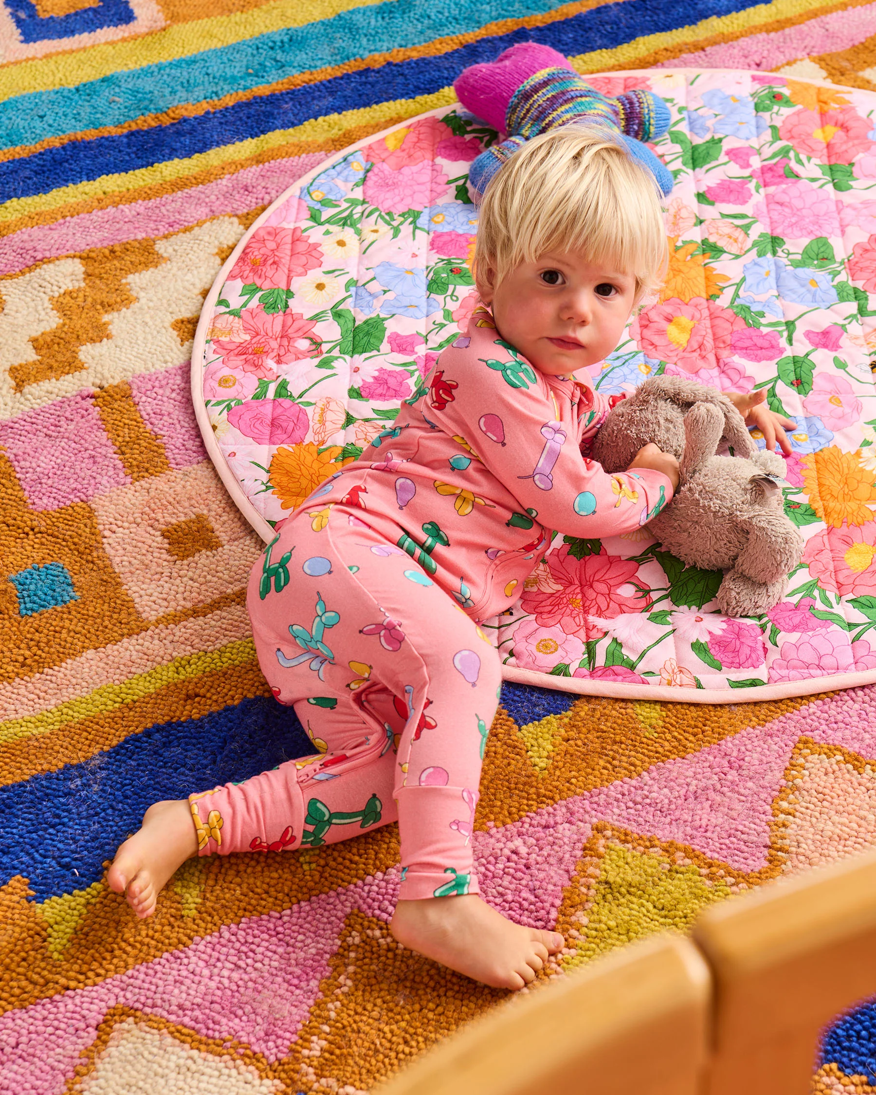 Follow The Sun Yellow Quilted Baby Play Mat - Image 3