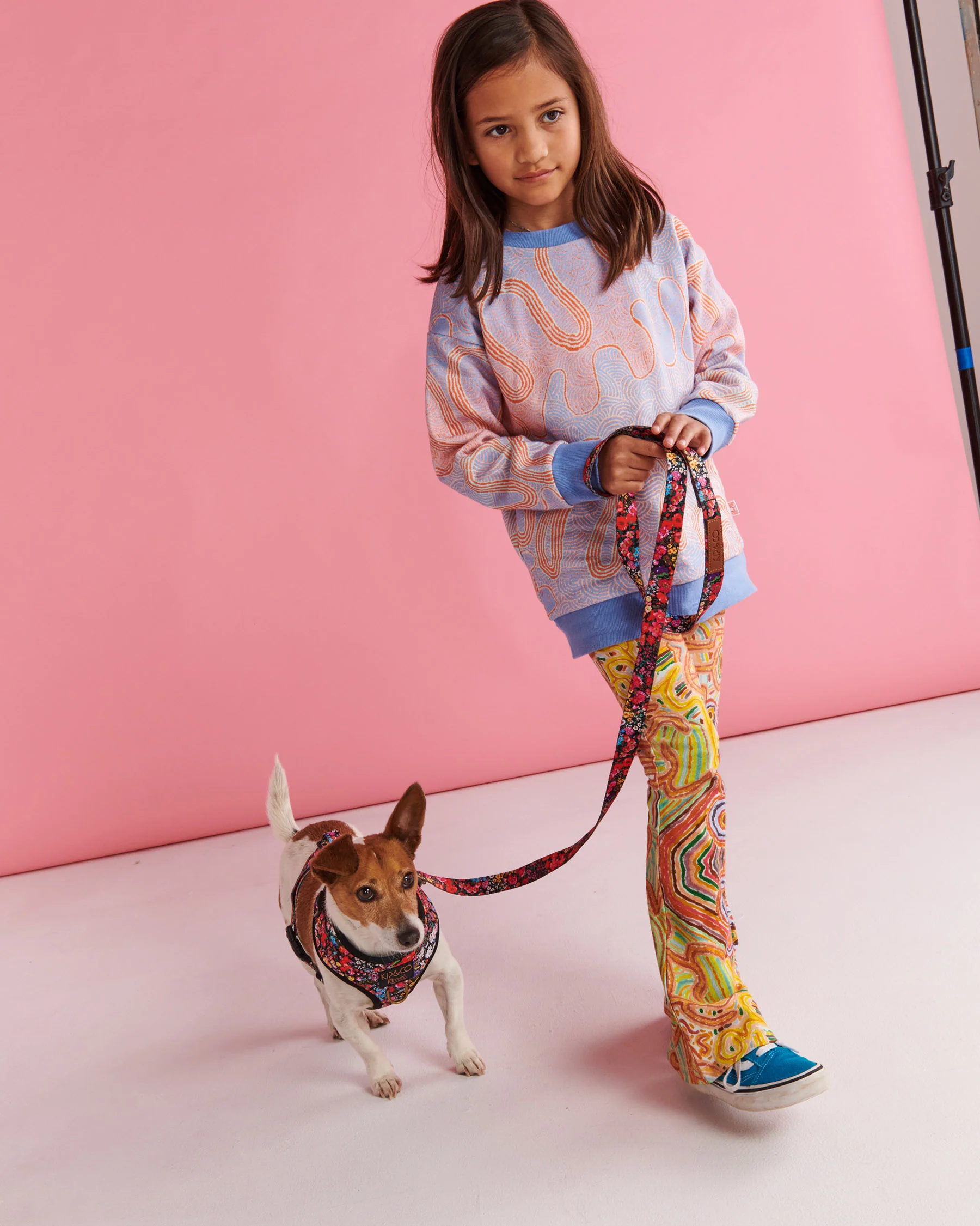 Forever Floral Black Dog Lead - Image 4
