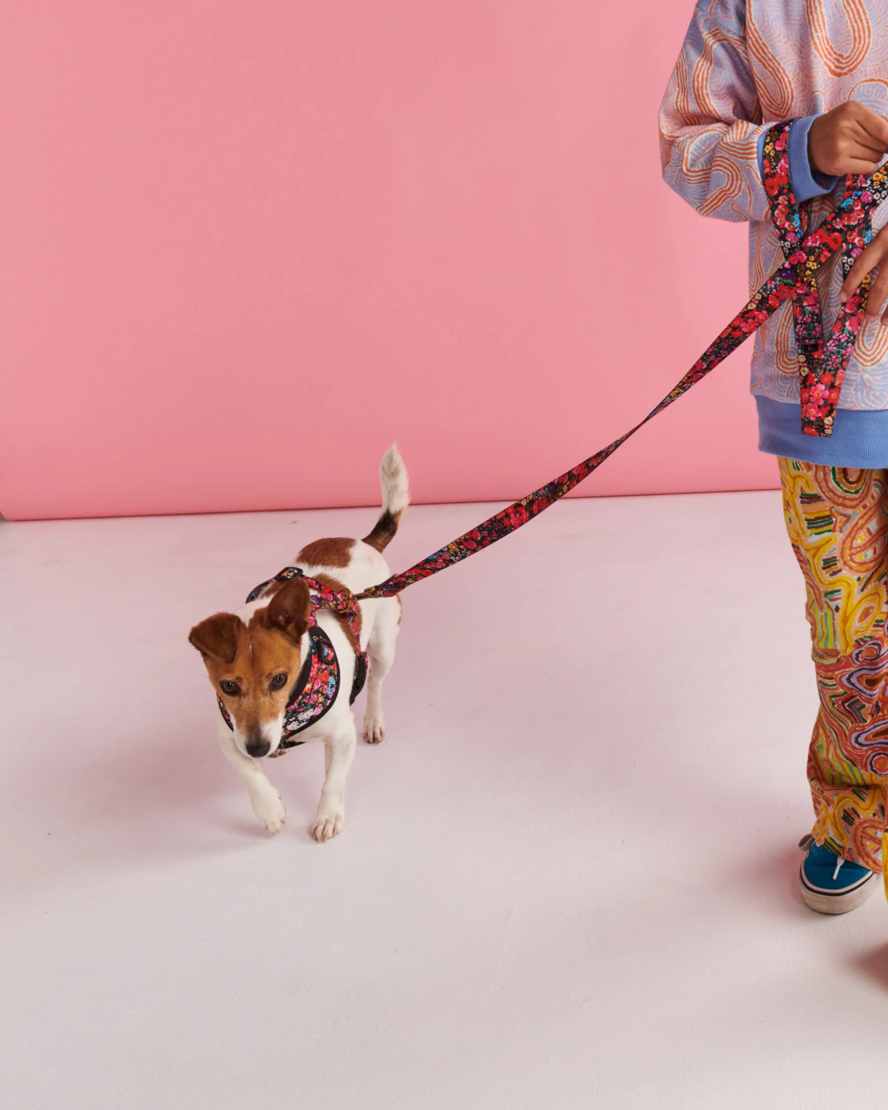 Forever Floral Black Dog Lead - Image 5