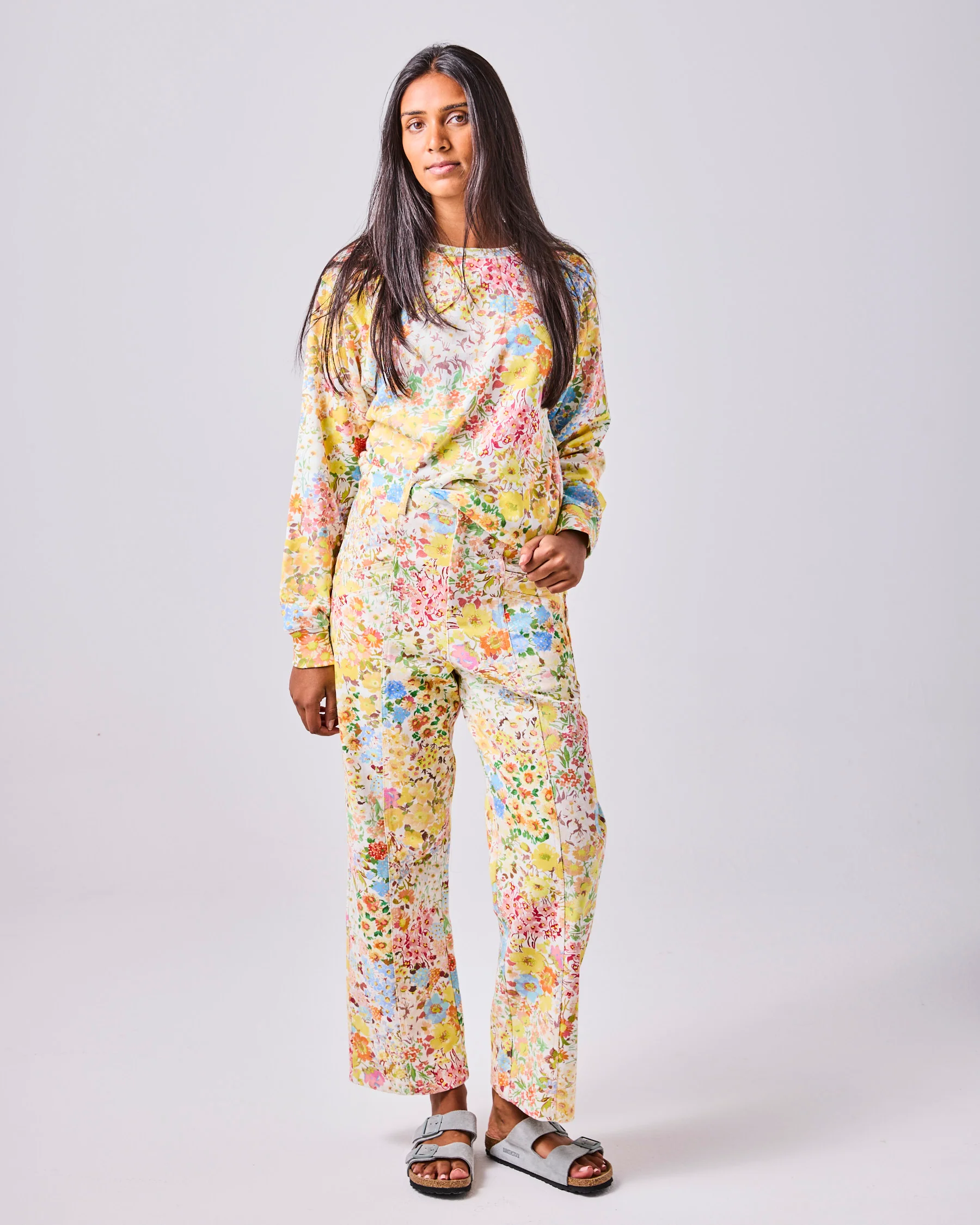 Forever Floral Butter Denim Pants