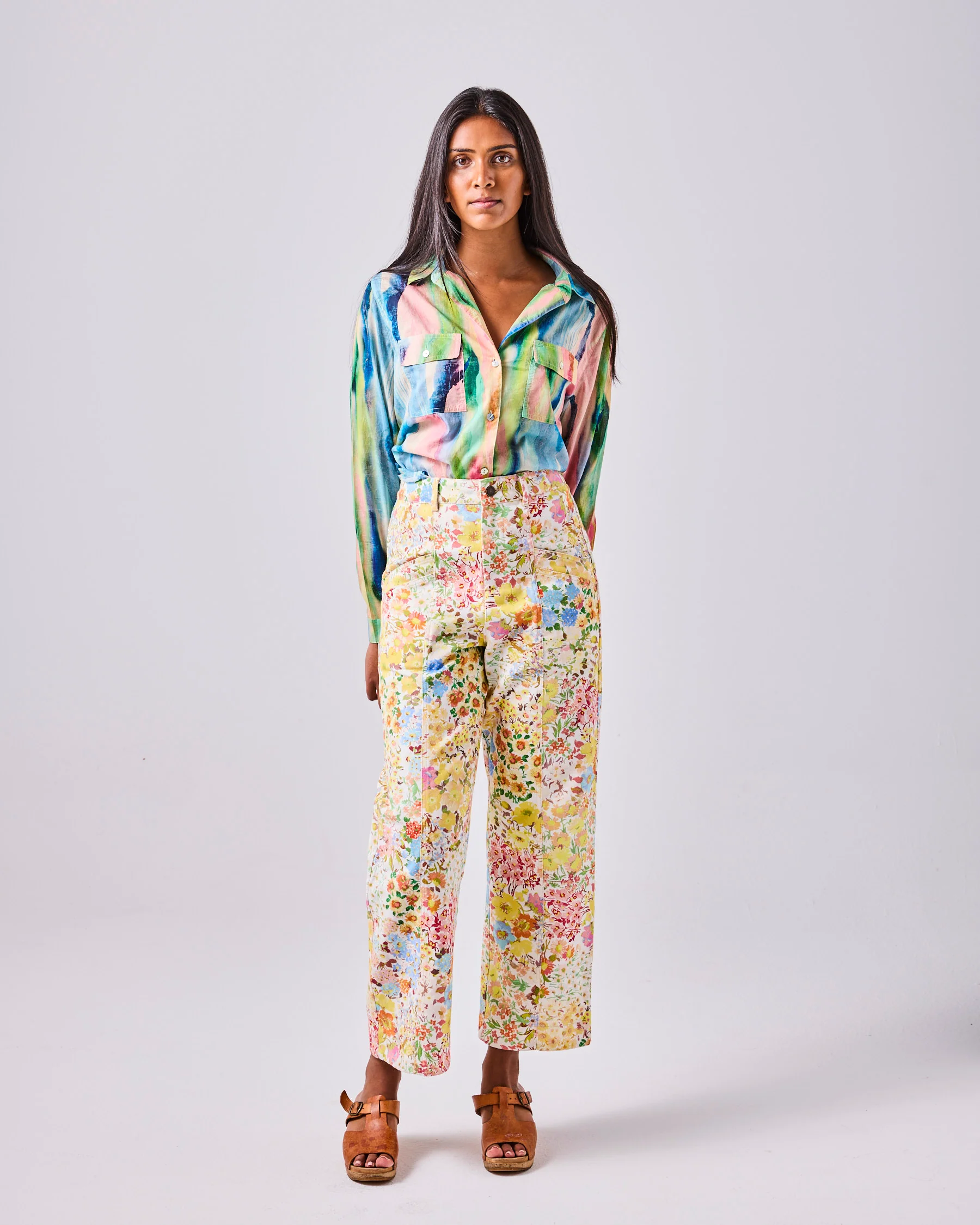 Forever Floral Butter Denim Pants - Image 4