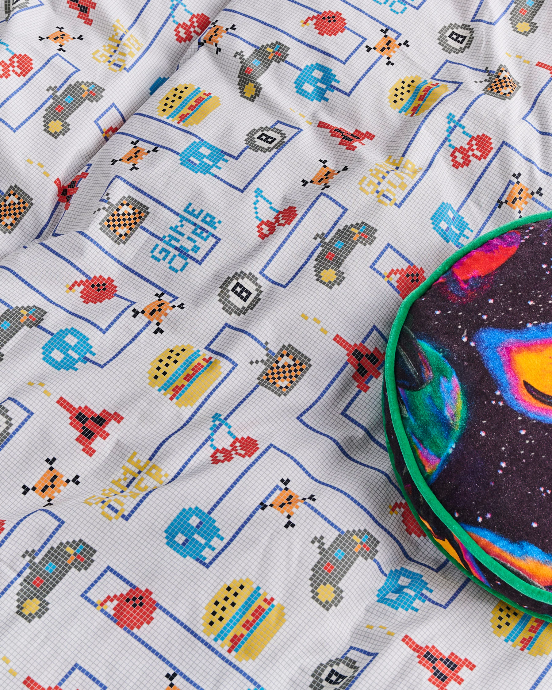 Gamer White Organic Cotton Fitted Sheet - Image 4