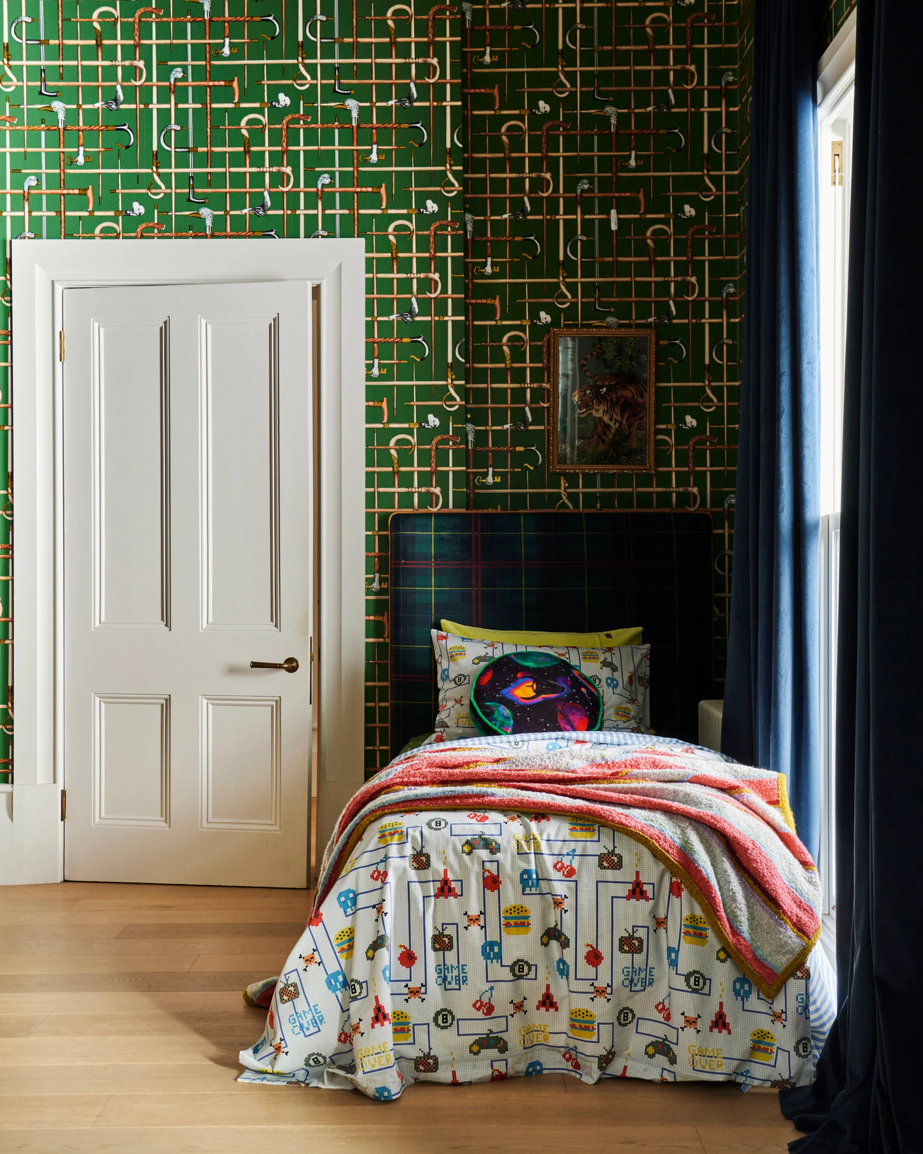 Gamer White Organic Cotton Quilt Cover - Image 3