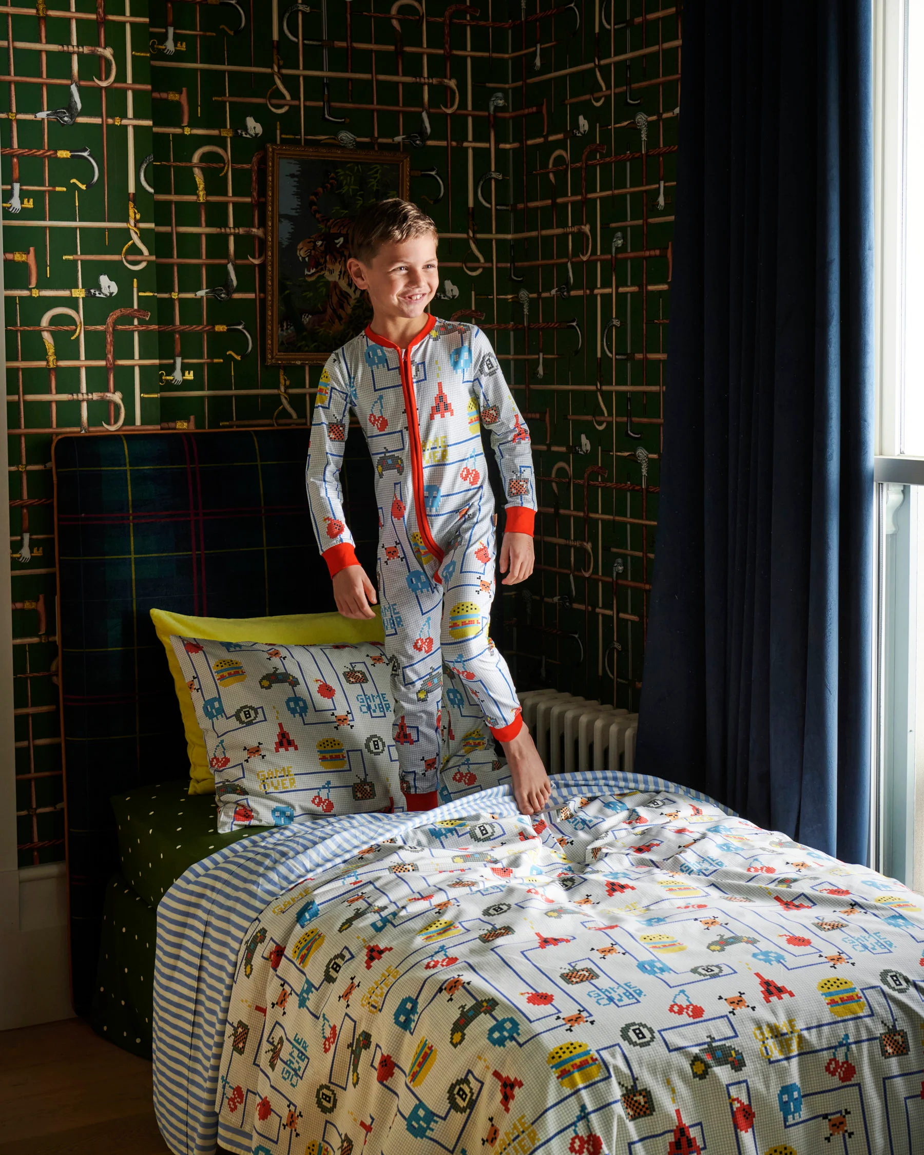 Gamer White Organic Cotton Quilt Cover - Image 4