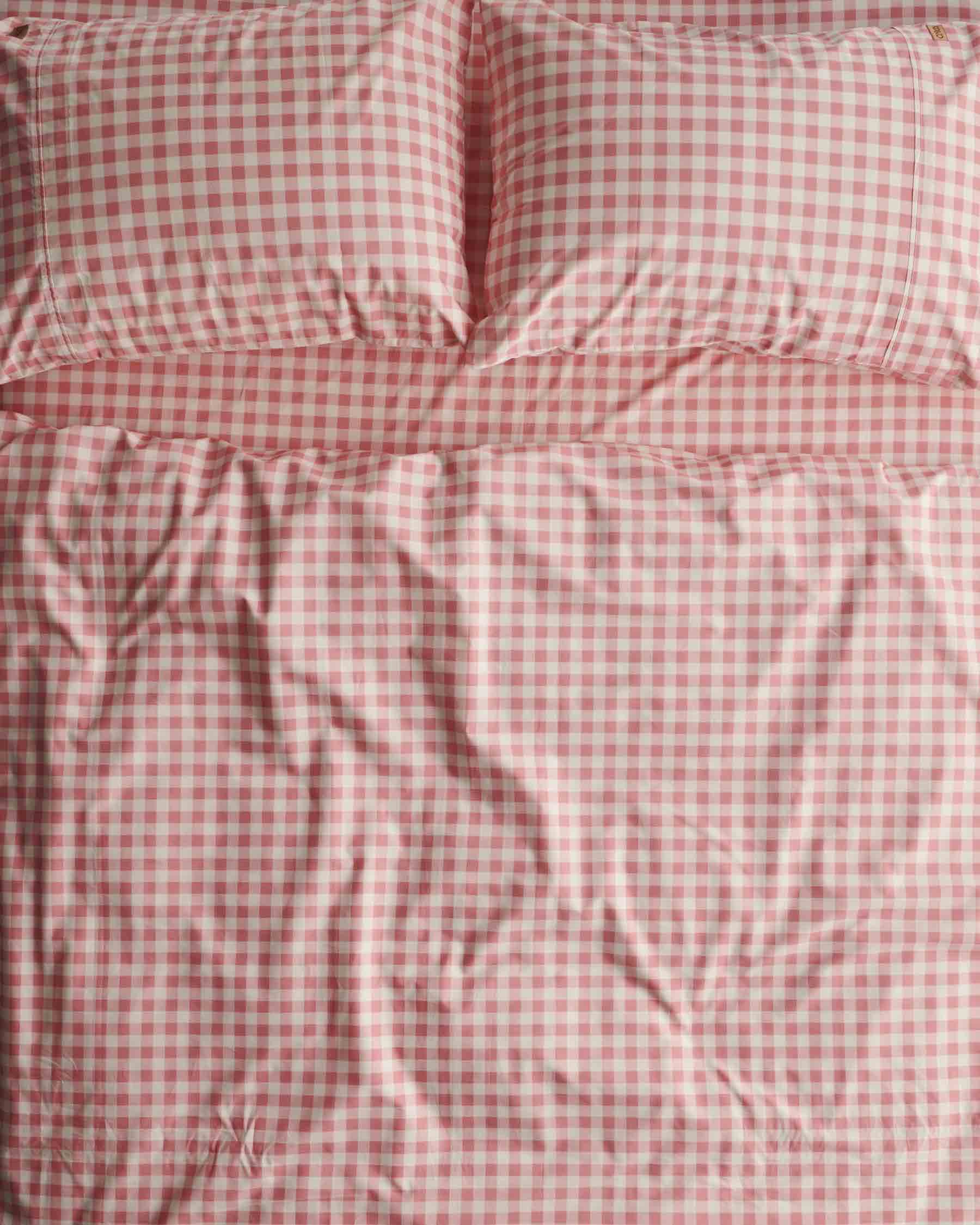Gingham Candy Organic Cotton Flat Sheet - Image 5